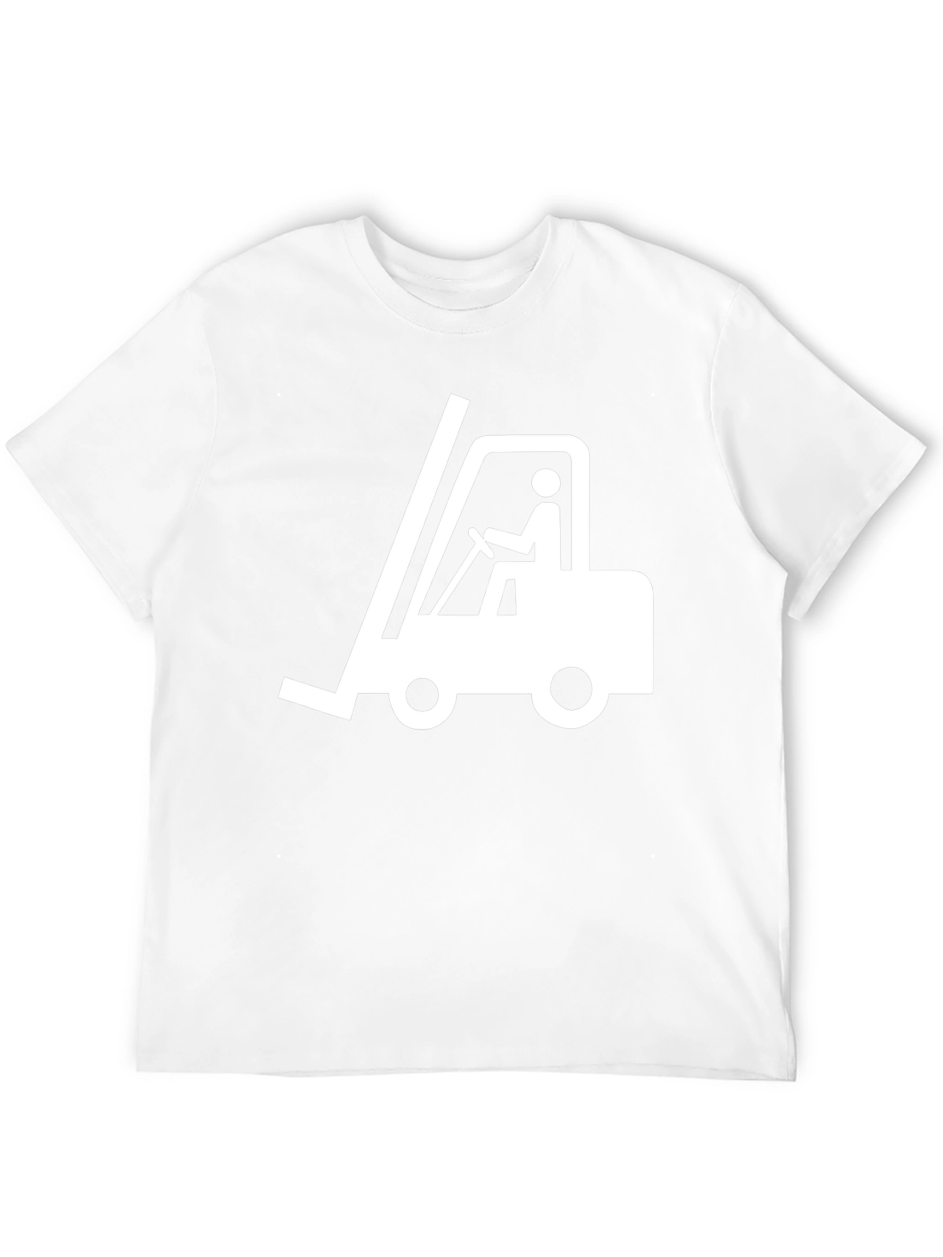 Forklift Operator Graphic T-Shirt - Black Cotton Tee