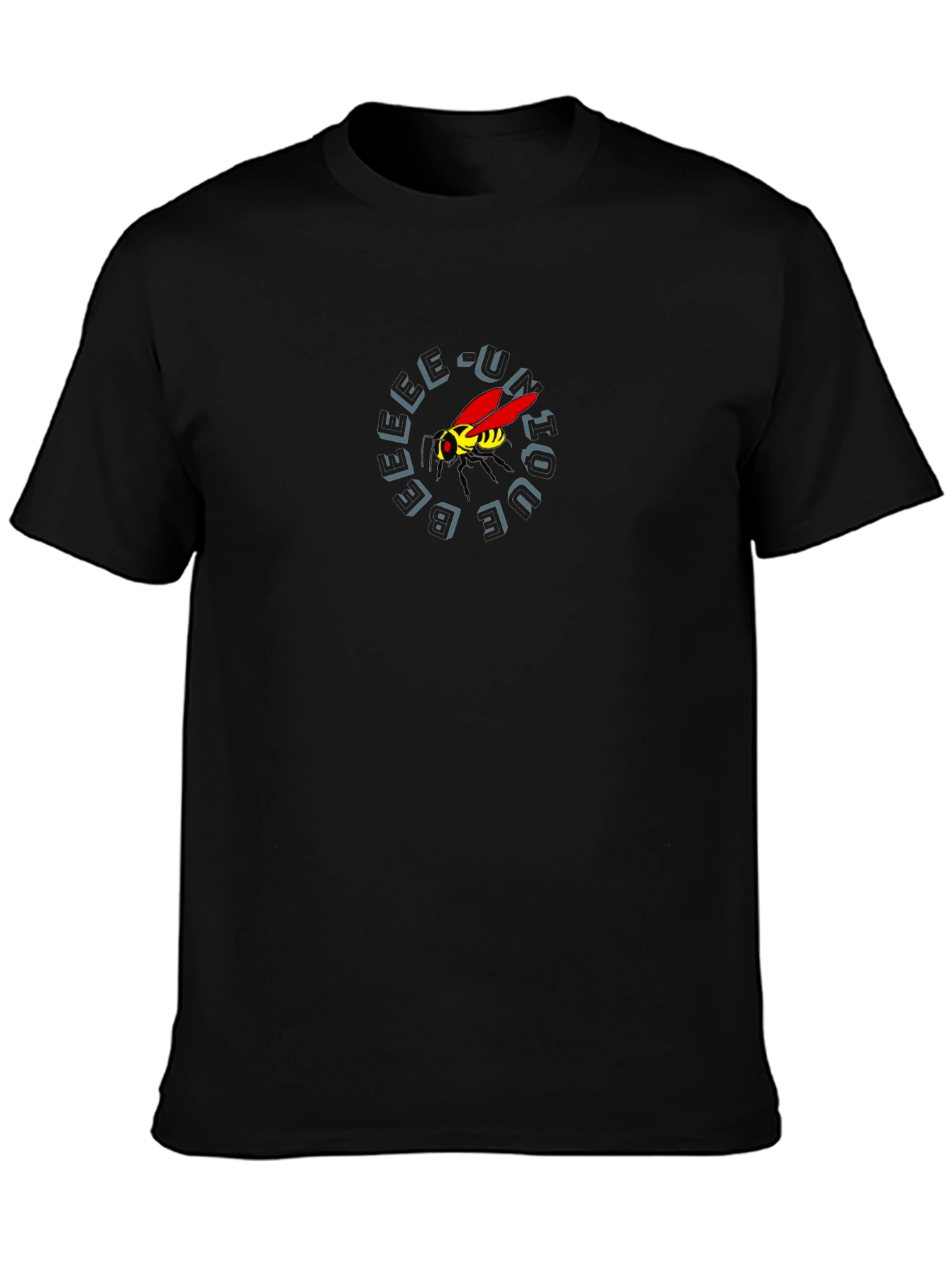 Graphic Tee: Abstract Wasp Design
