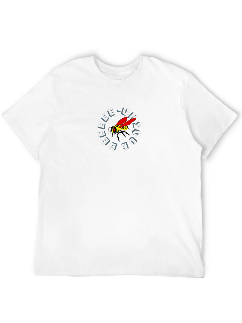 Graphic Tee: Abstract Wasp Design
