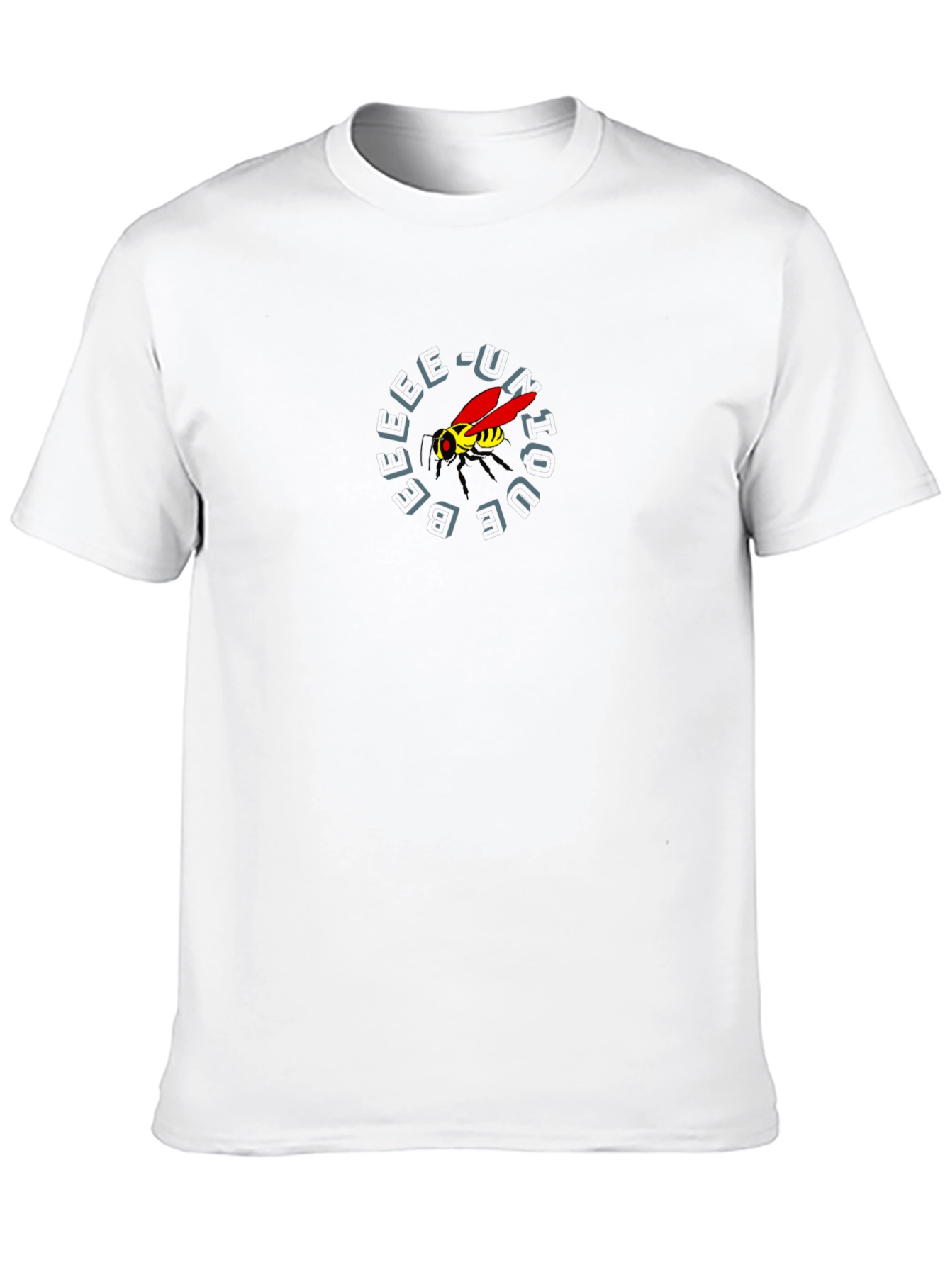 Graphic Tee: Abstract Wasp Design