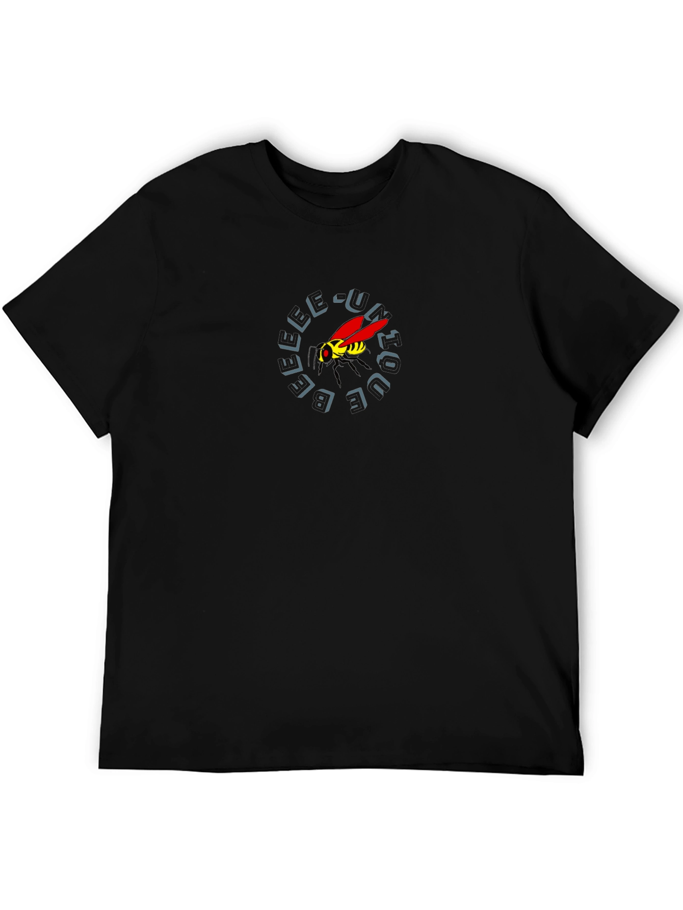 Graphic Tee: Abstract Wasp Design