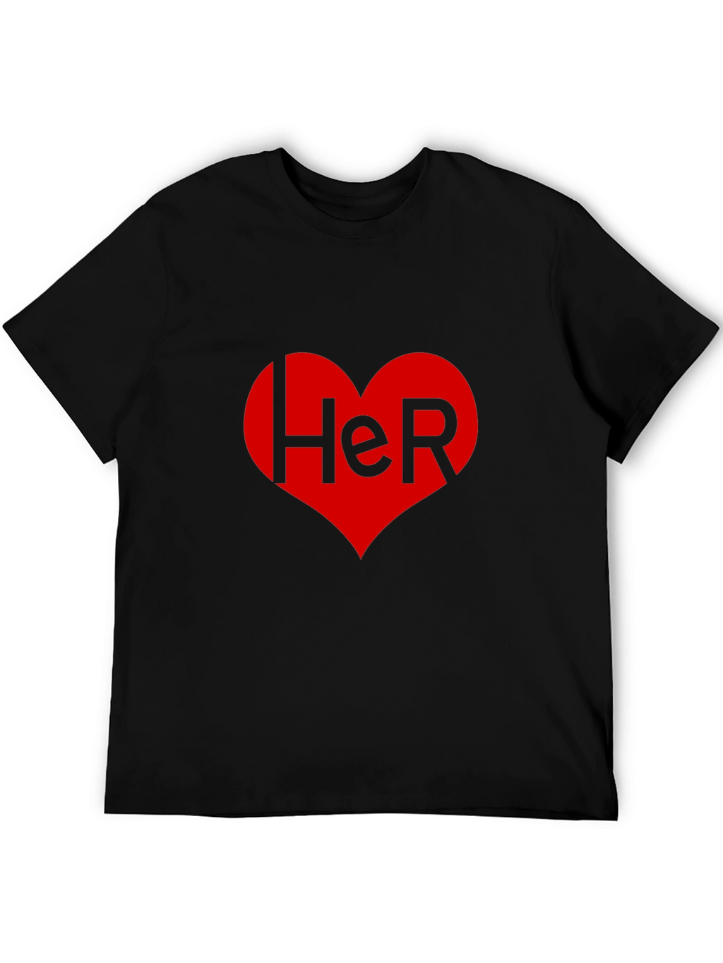Her Heart Valentines Day T-Shirt