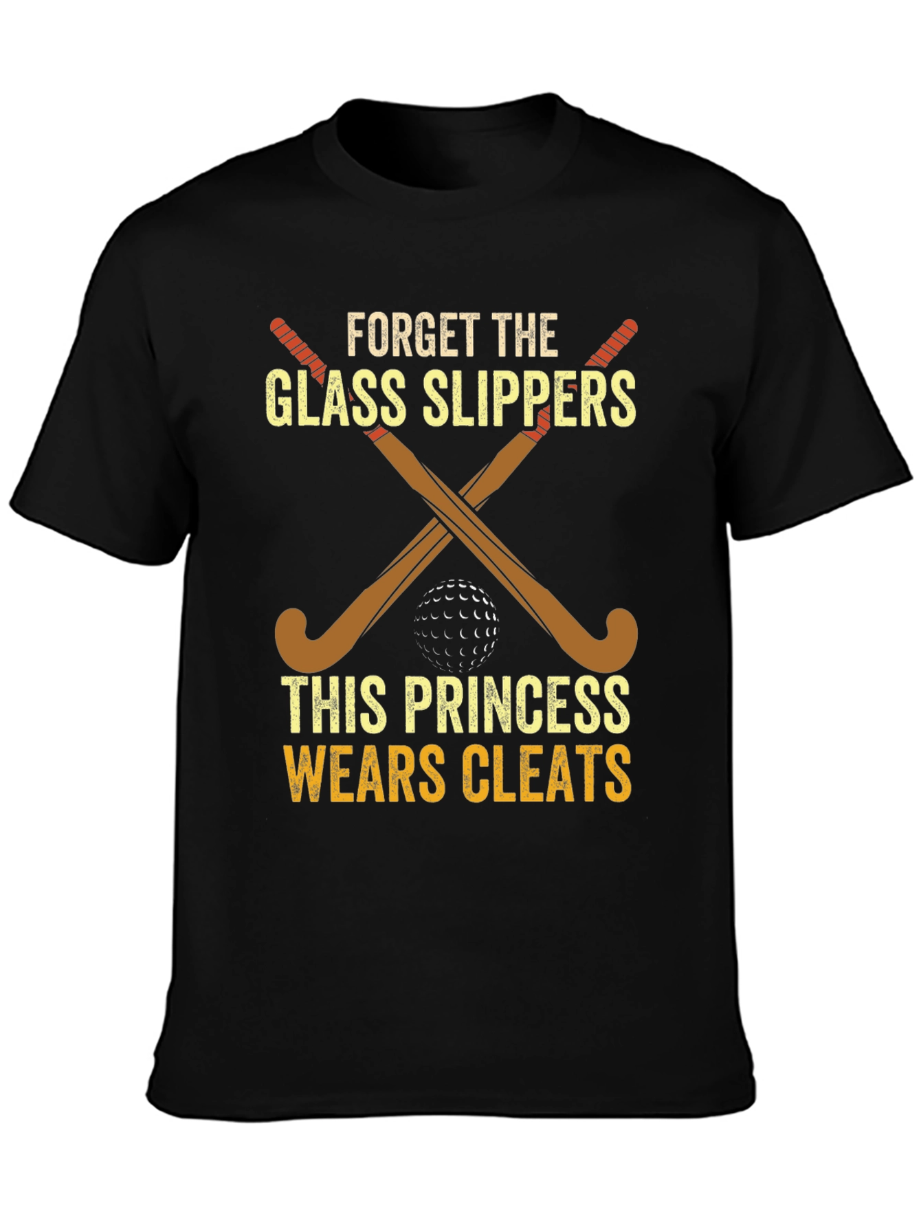 Princess Wears Cleats Hockey T-Shirt