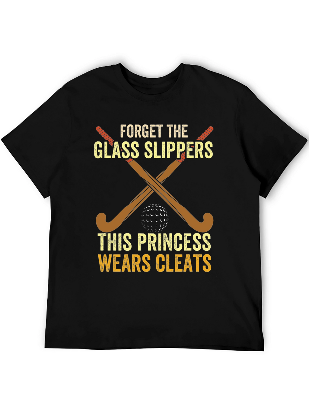 Princess Wears Cleats Hockey T-Shirt