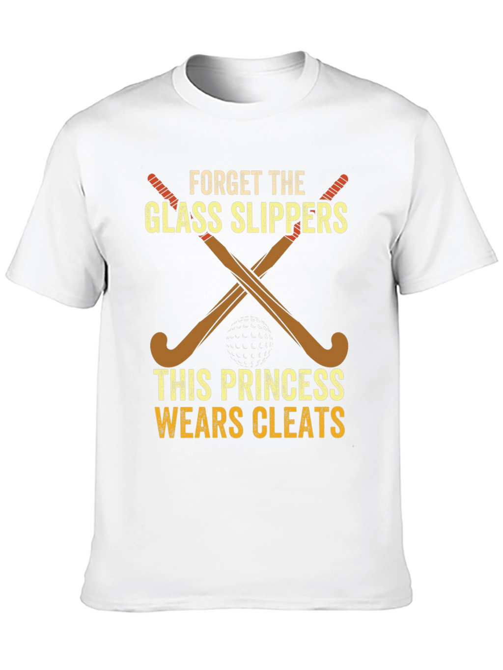 Princess Wears Cleats Hockey T-Shirt