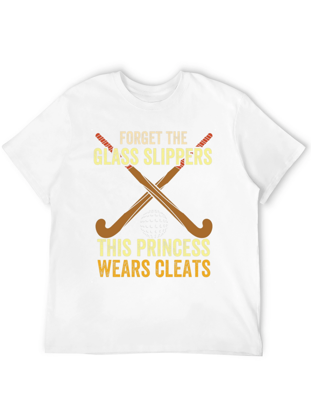 Princess Wears Cleats Hockey T-Shirt