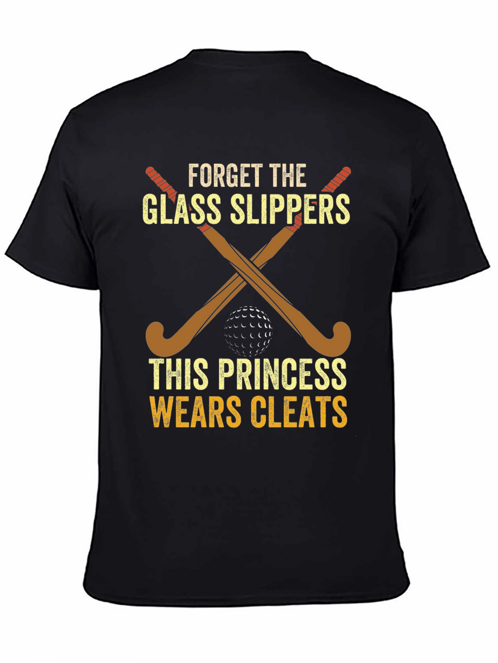 Princess Wears Cleats Hockey T-Shirt
