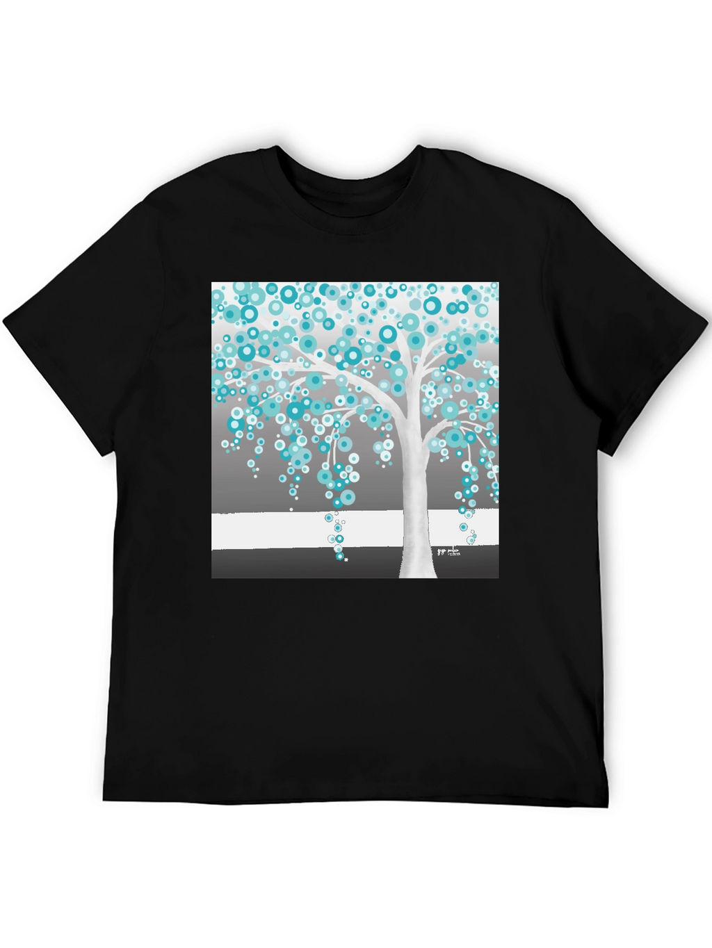Abstract Tree Graphic Tee - Stylish Unisex T-Shirt