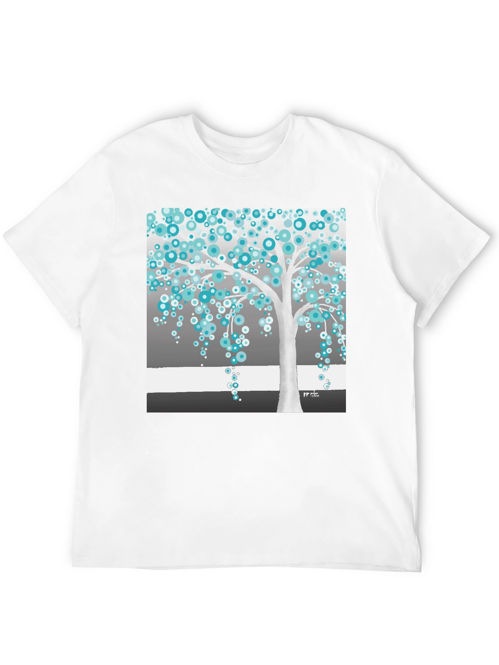 Abstract Tree Graphic Tee - Stylish Unisex T-Shirt