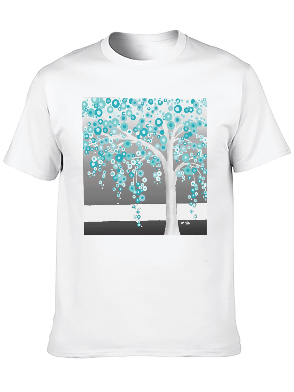 Abstract Tree Graphic Tee - Stylish Unisex T-Shirt