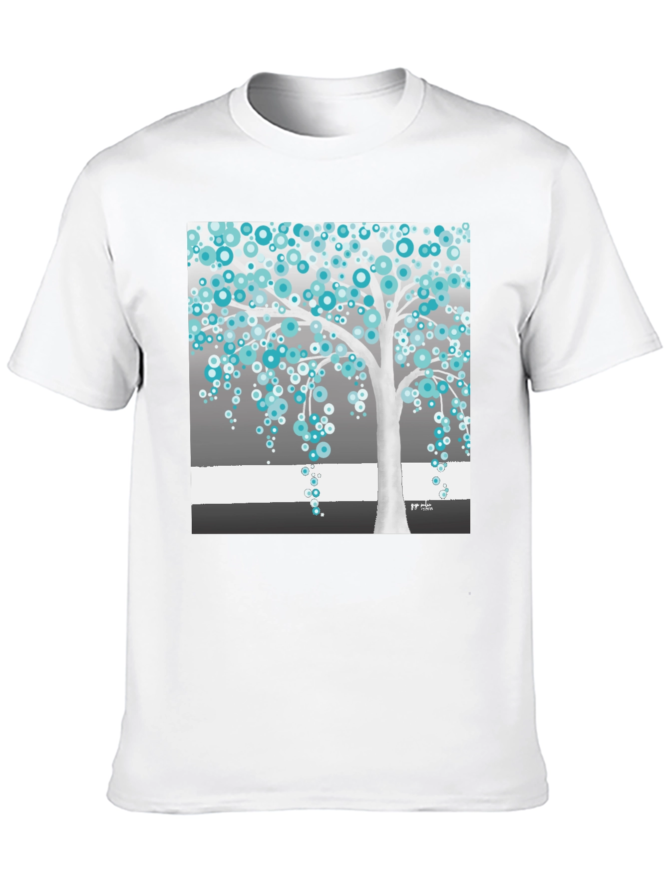 Abstract Tree Graphic Tee - Stylish Unisex T-Shirt