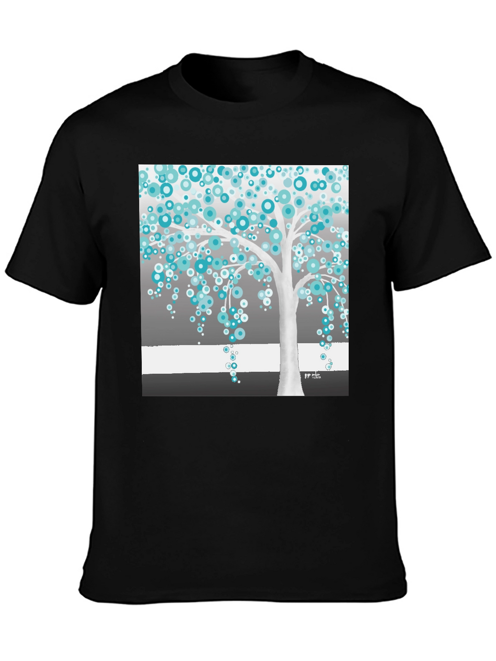 Abstract Tree Graphic Tee - Stylish Unisex T-Shirt