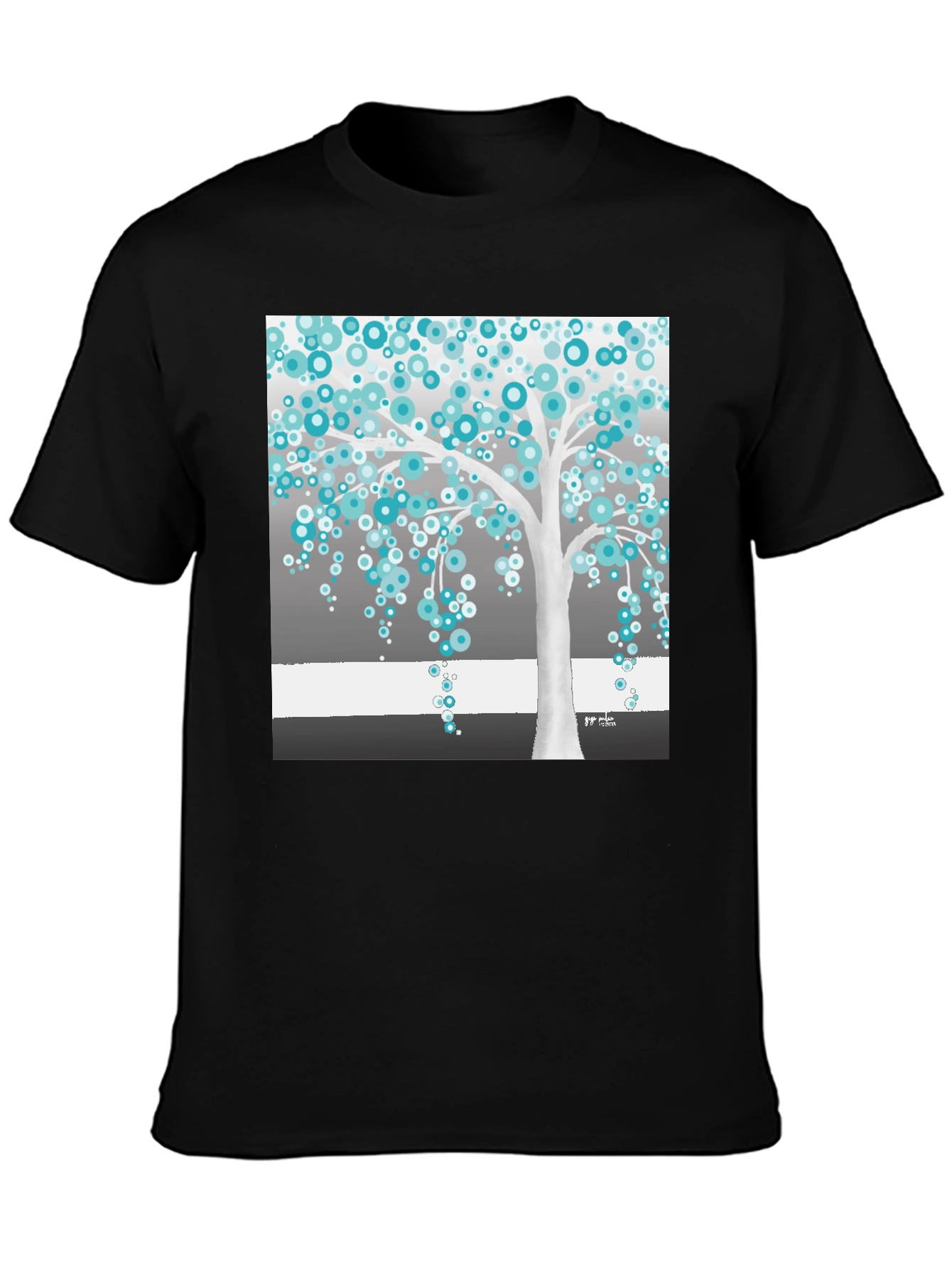 Abstract Tree Graphic Tee - Stylish Unisex T-Shirt