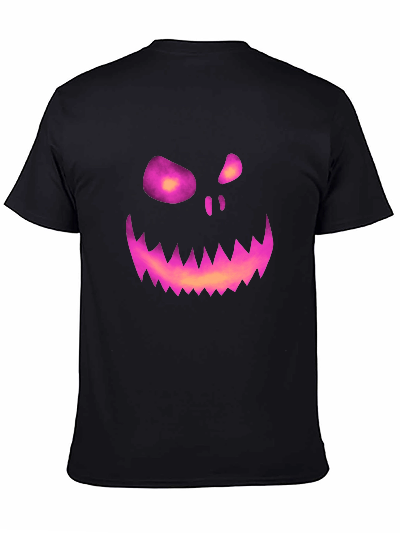 Halloween Pumpkin Face Graphic Tee