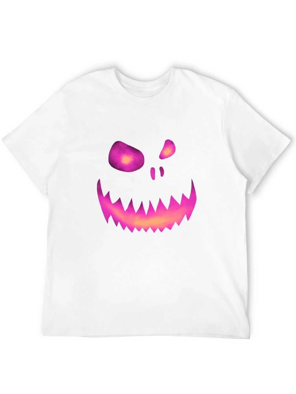 Halloween Pumpkin Face Graphic Tee