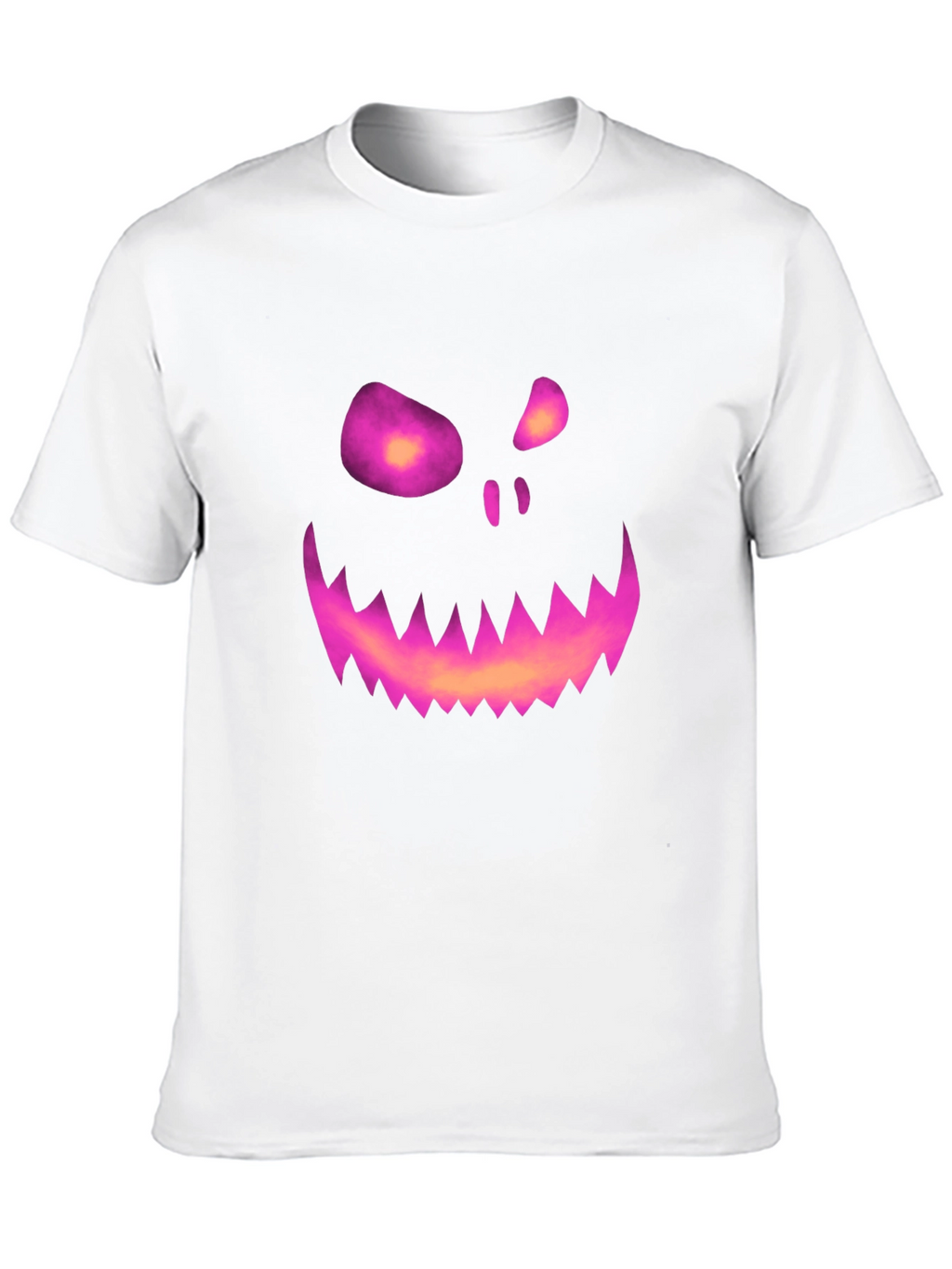 Halloween Pumpkin Face Graphic Tee