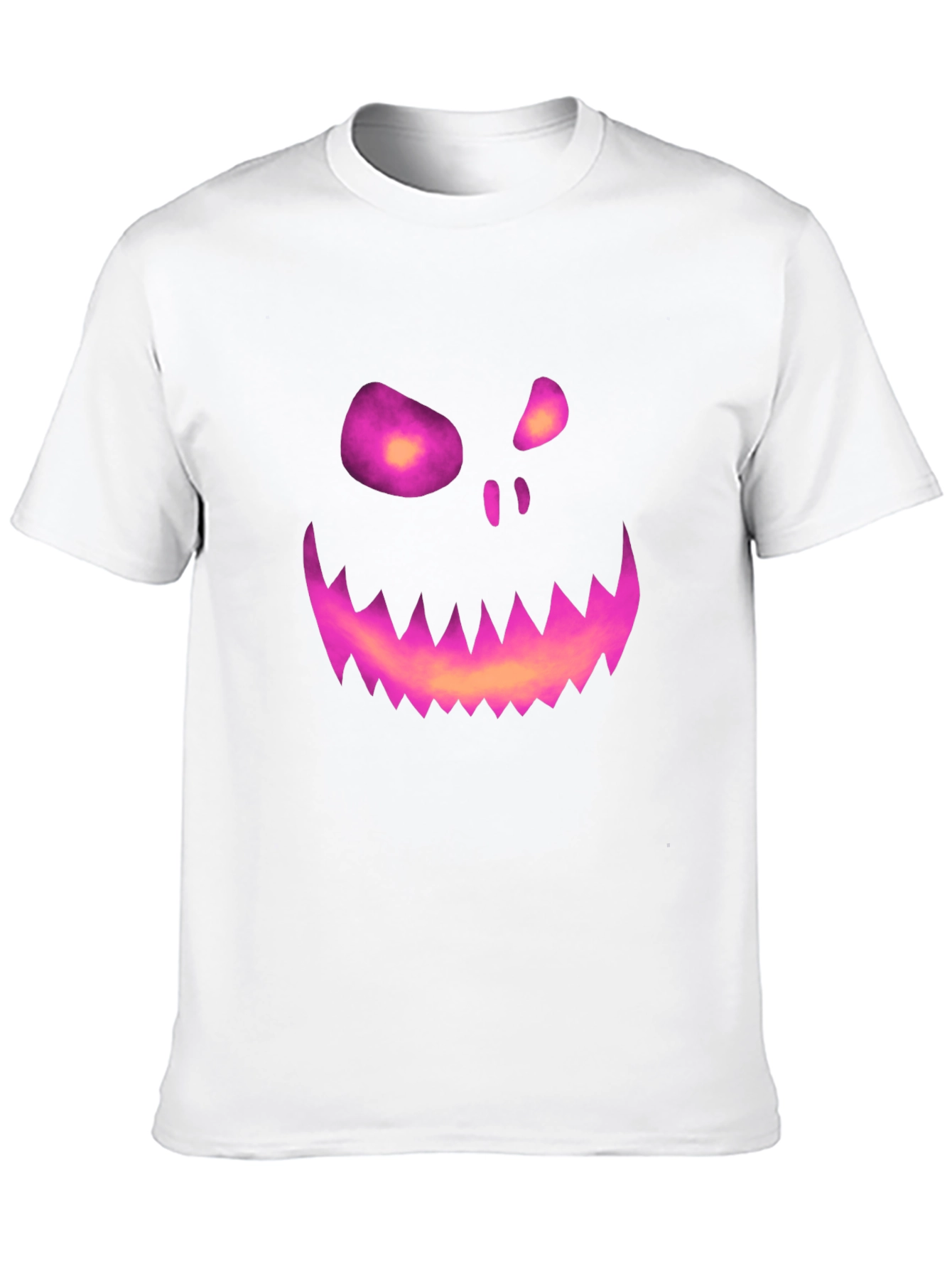 Halloween Pumpkin Face Graphic Tee