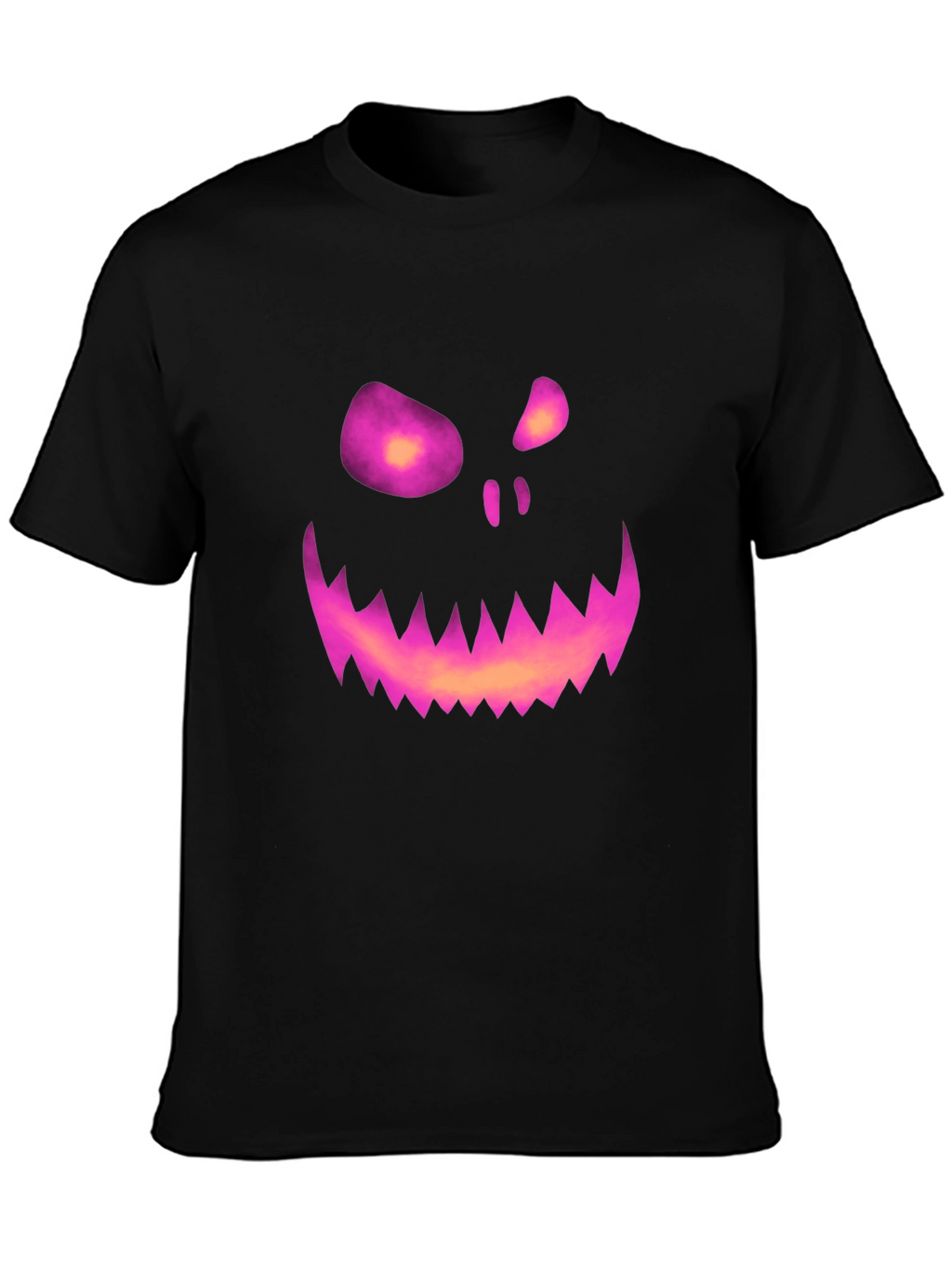 Halloween Pumpkin Face Graphic Tee