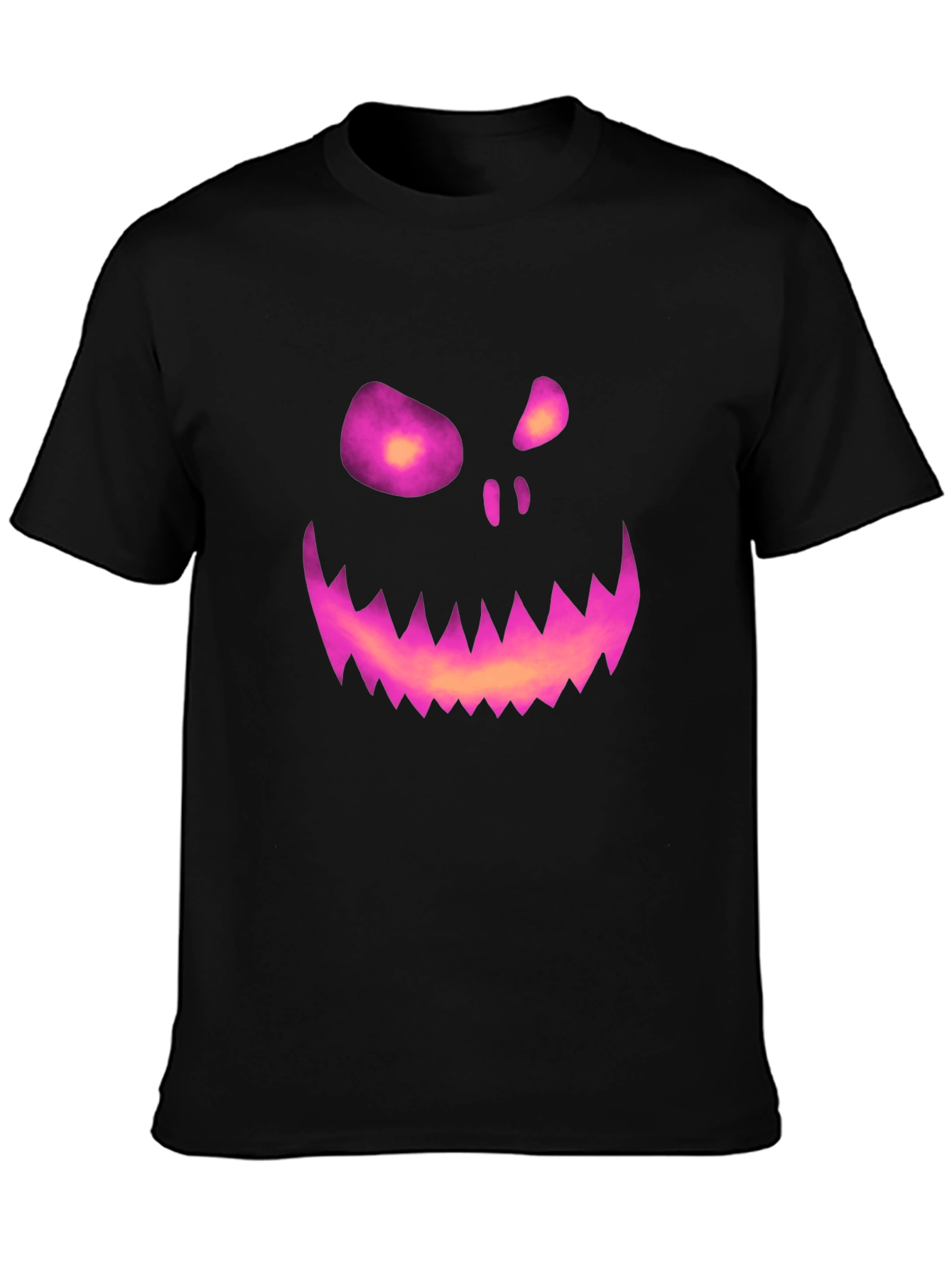 Halloween Pumpkin Face Graphic Tee