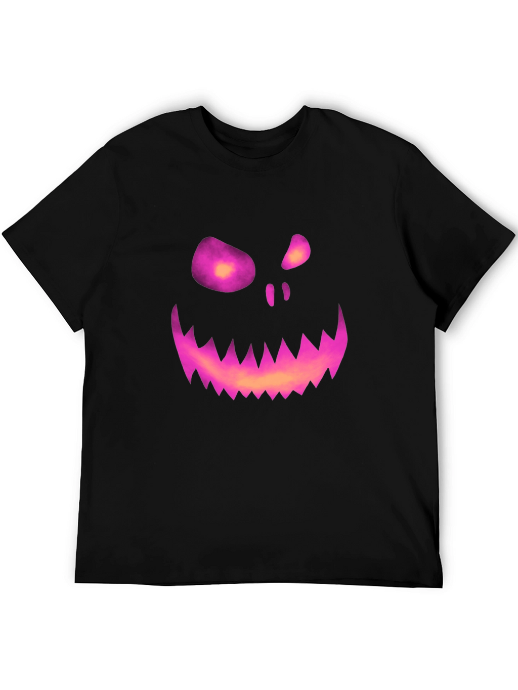 Halloween Pumpkin Face Graphic Tee