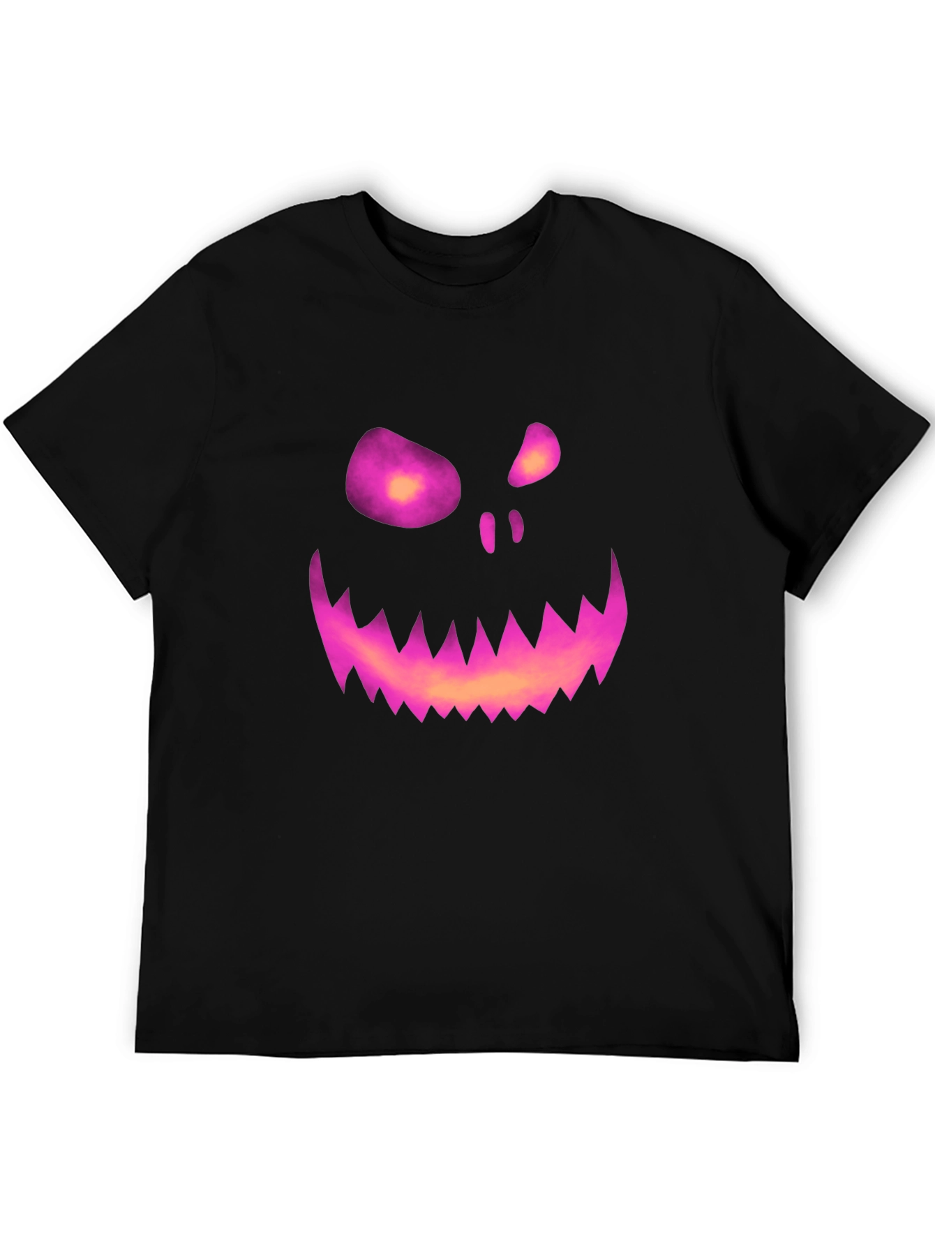 Halloween Pumpkin Face Graphic Tee