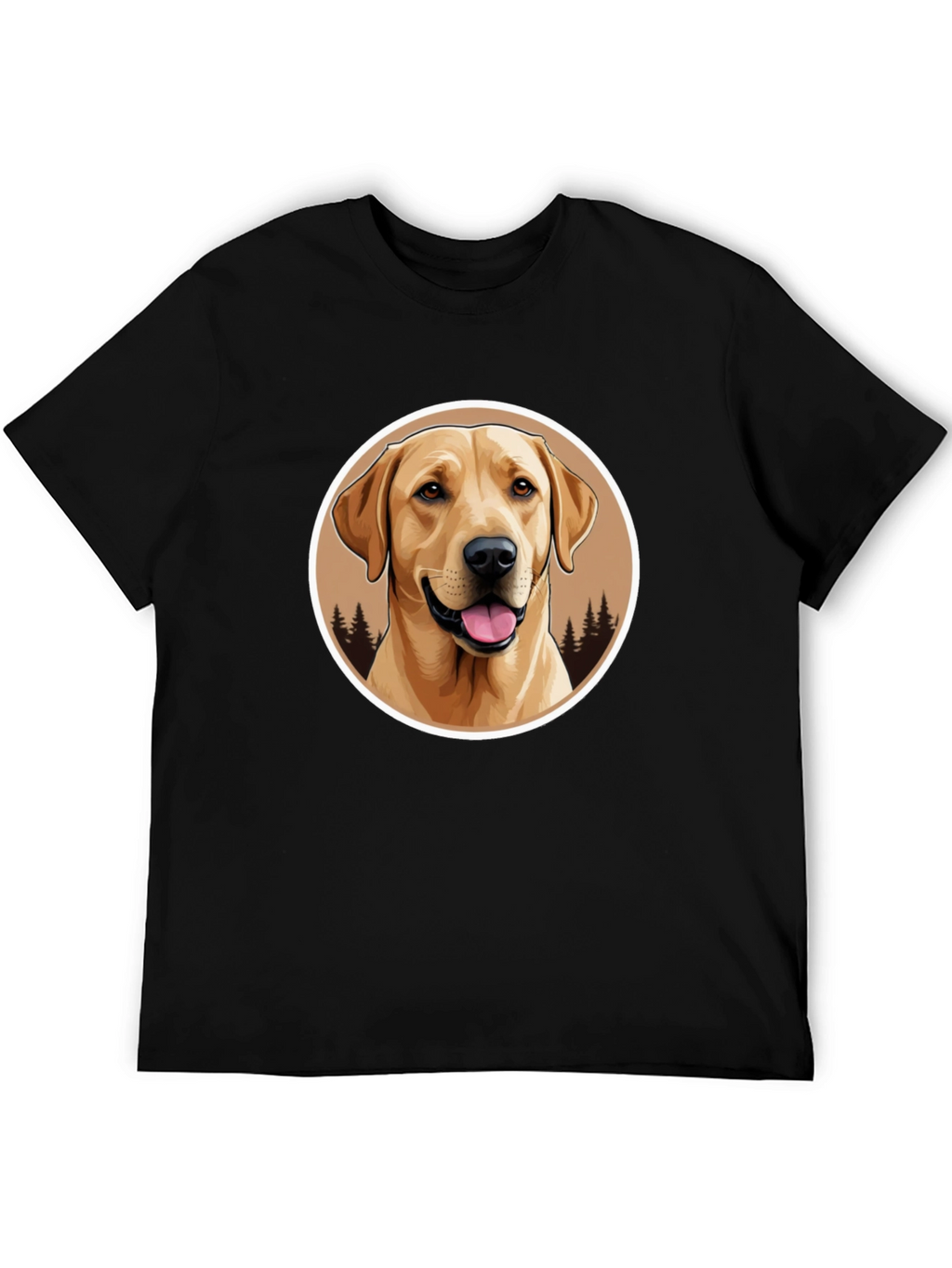 Labrador Retriever Graphic Tee - Black