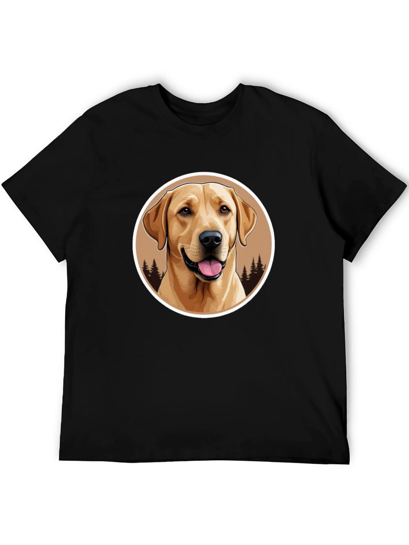 Labrador Retriever Graphic Tee - Black