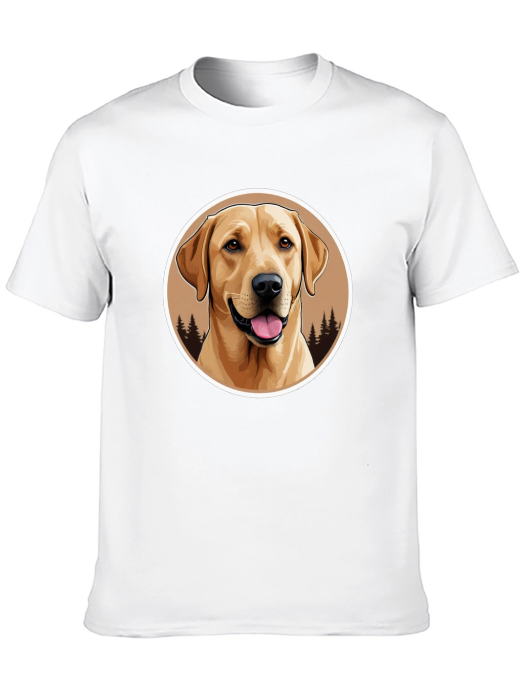 Labrador Retriever Graphic Tee - Black