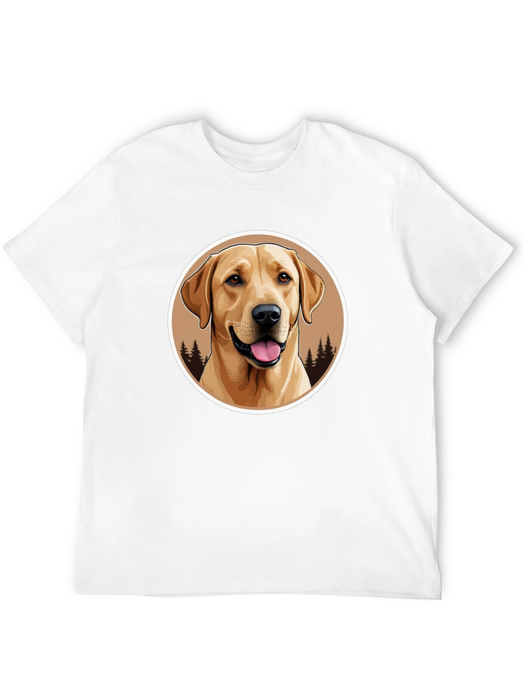 Labrador Retriever Graphic Tee - Black