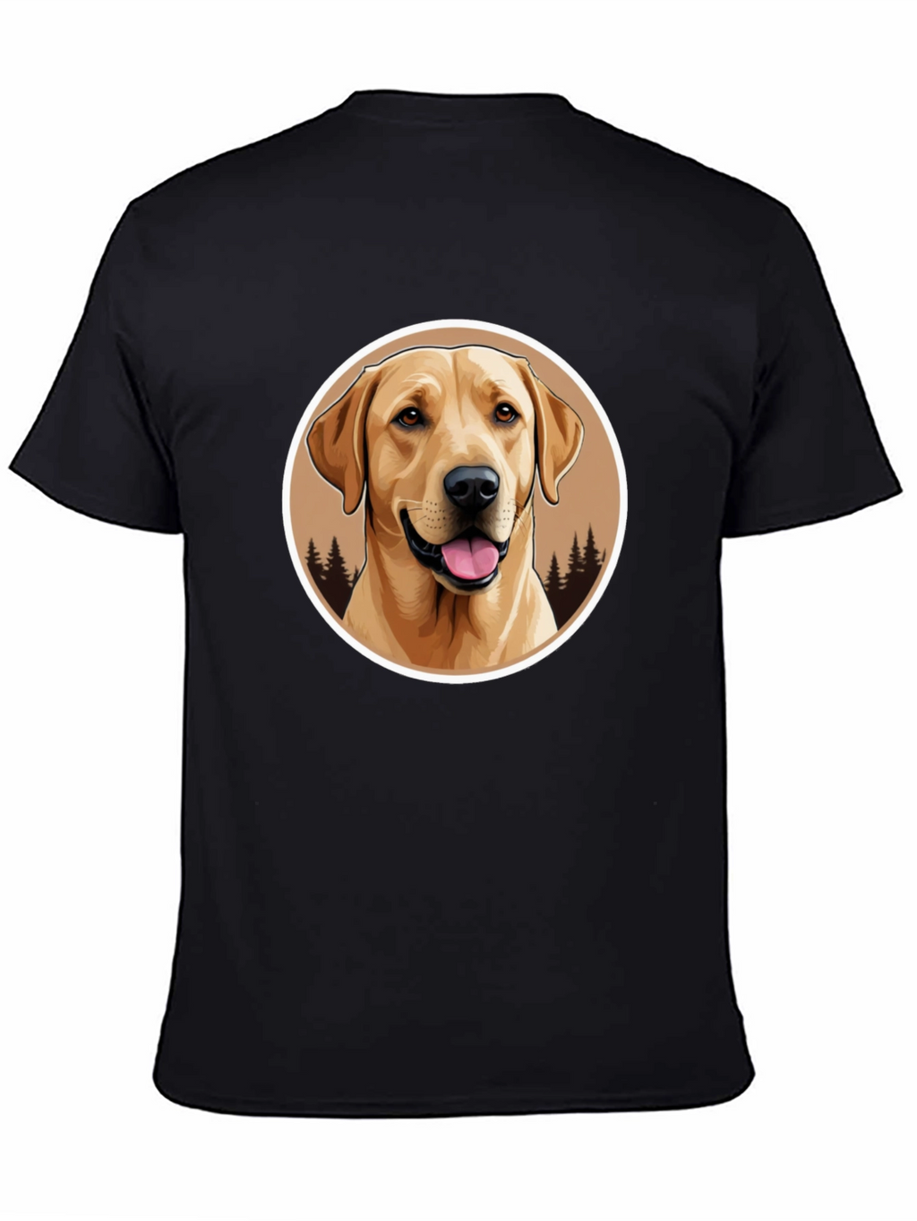 Labrador Retriever Graphic Tee - Black