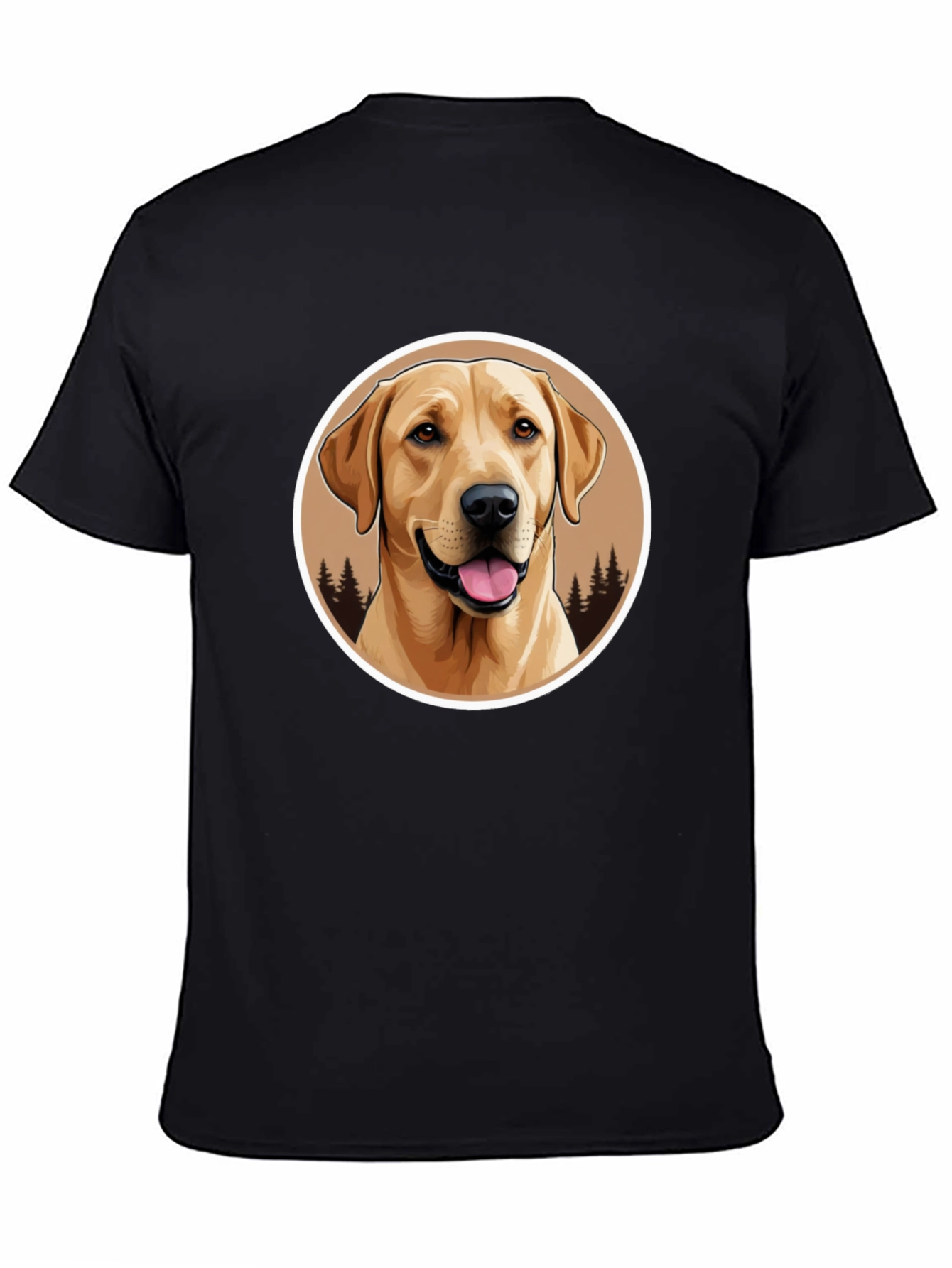 Labrador Retriever Graphic Tee - Black
