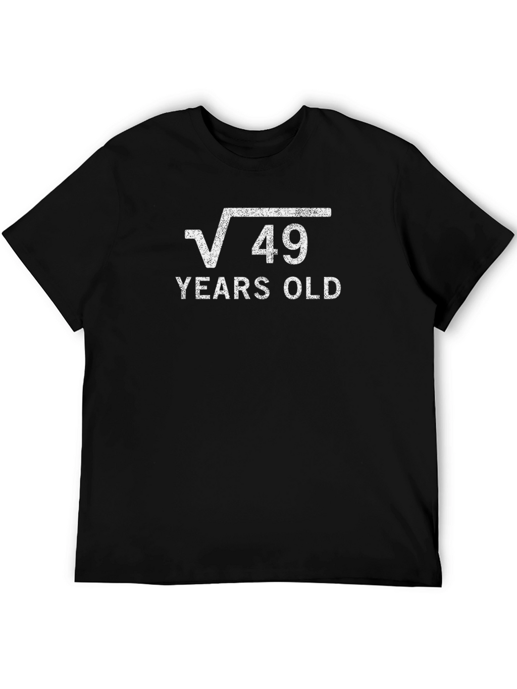 Funny 49th Birthday Square Root T-Shirt