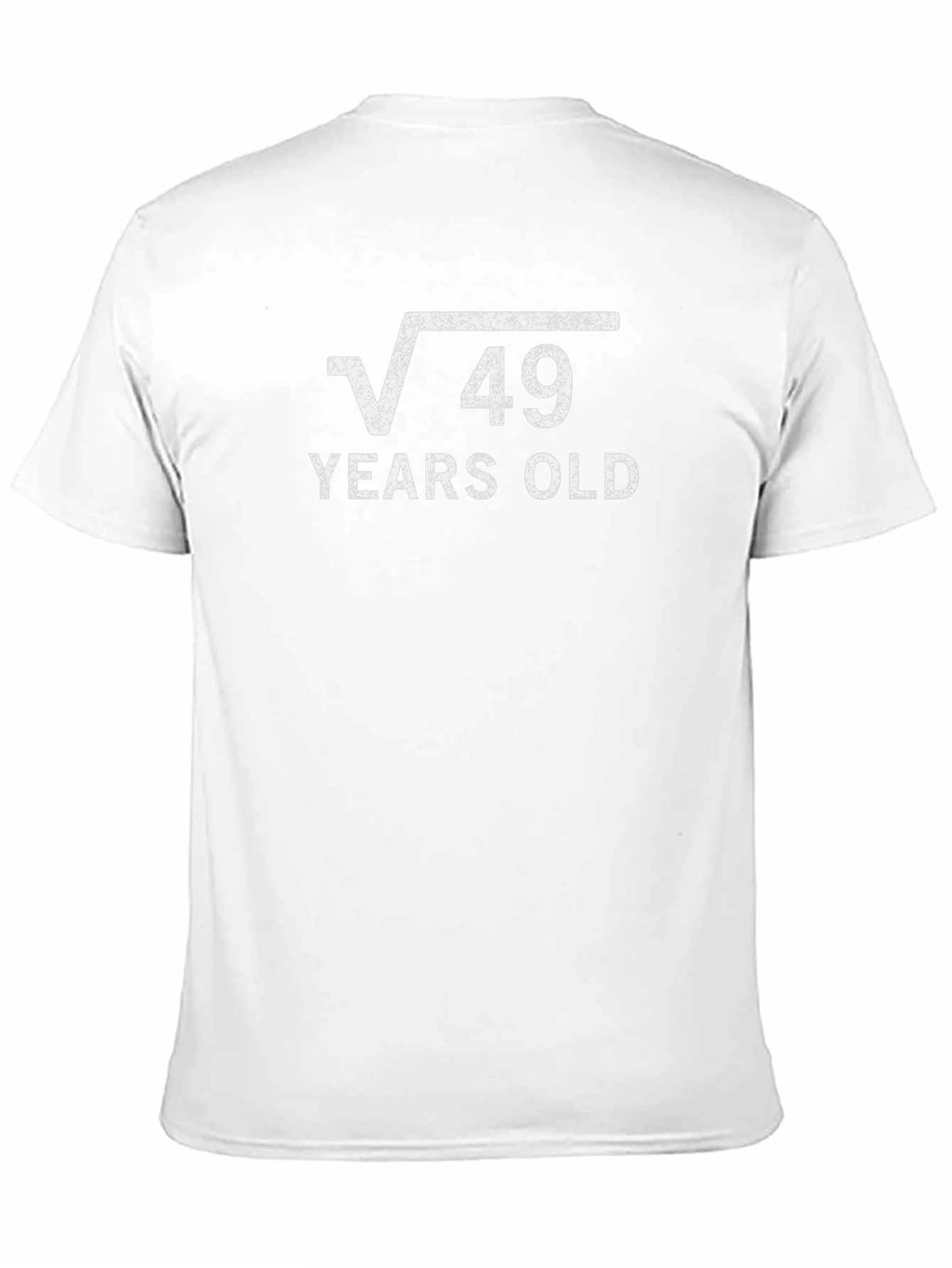 Funny 49th Birthday Square Root T-Shirt