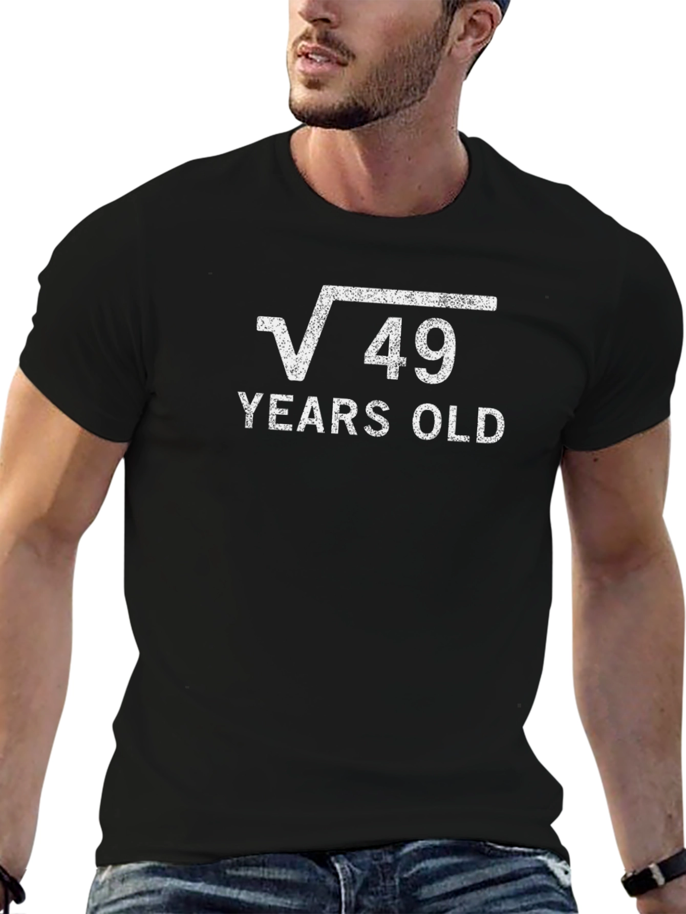 Funny 49th Birthday Square Root T-Shirt