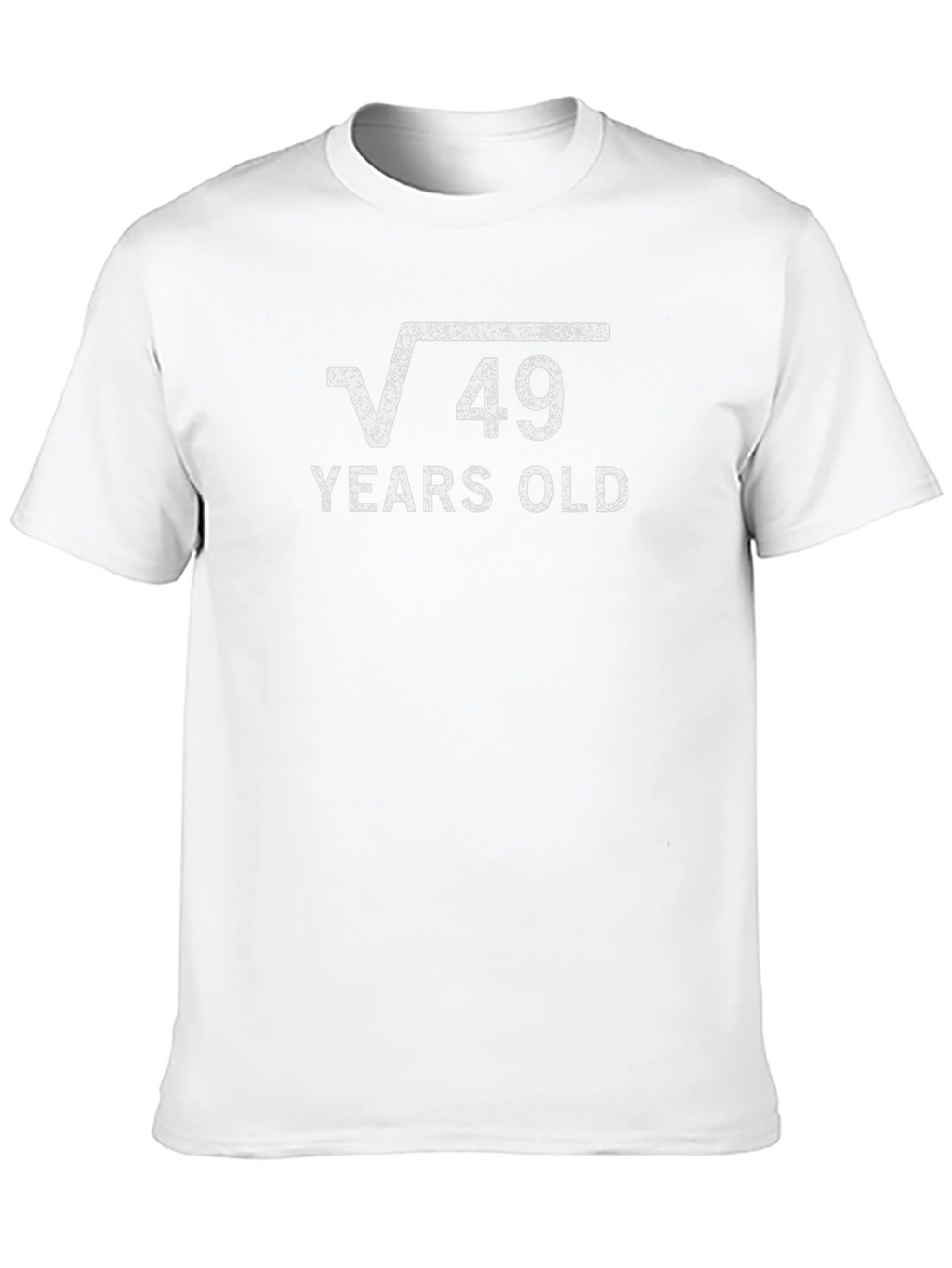 Funny 49th Birthday Square Root T-Shirt