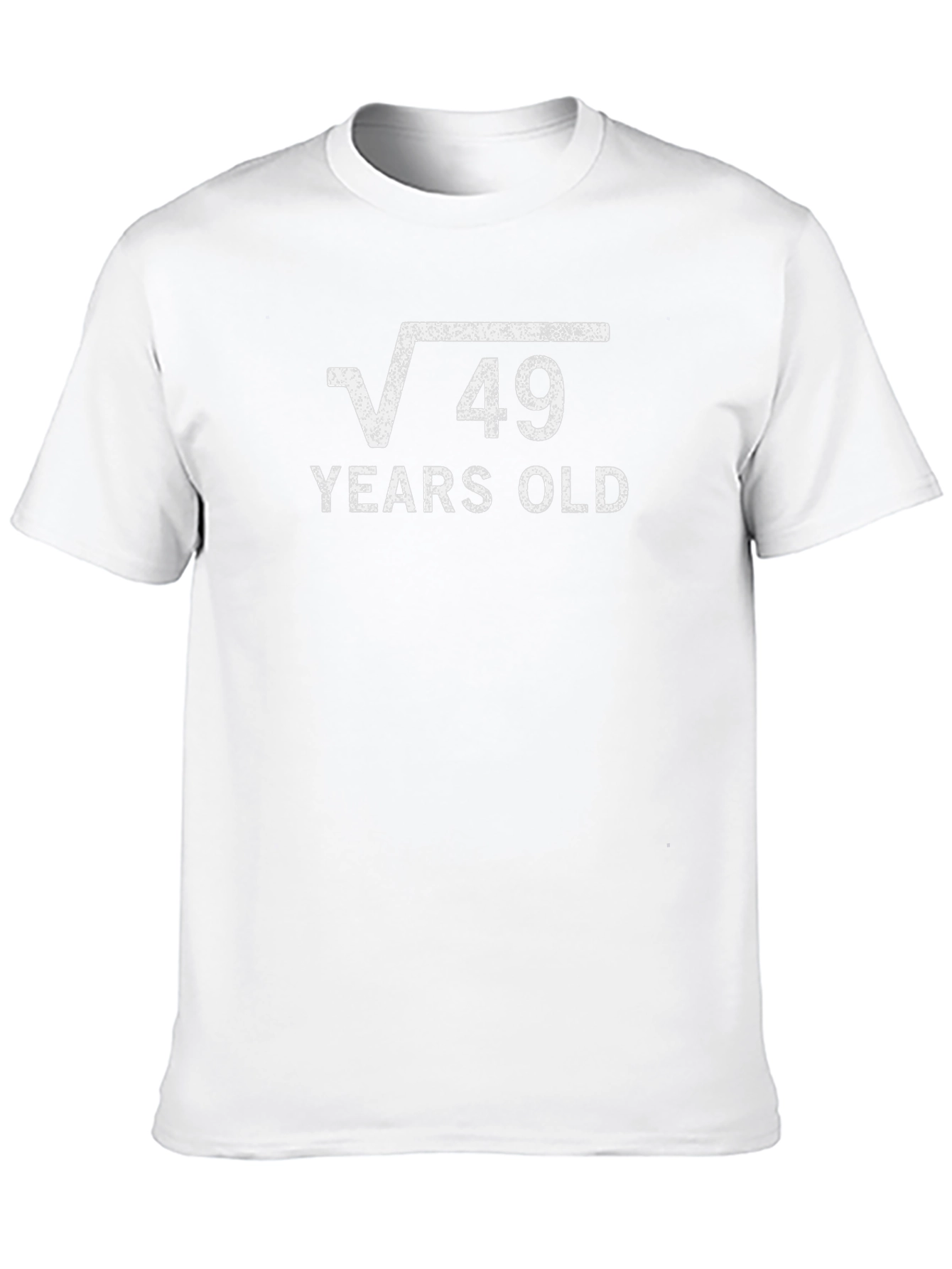 Funny 49th Birthday Square Root T-Shirt