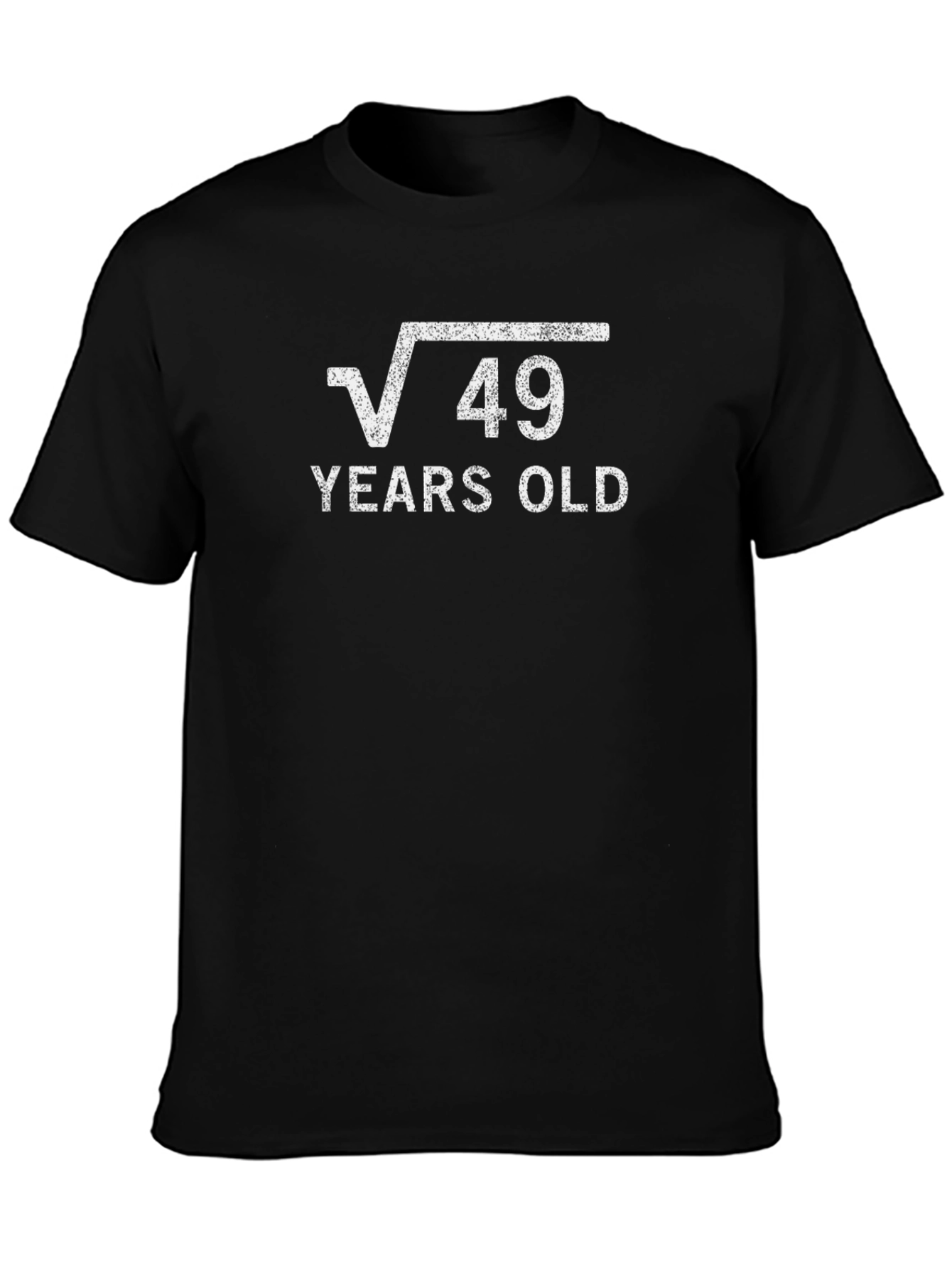 Funny 49th Birthday Square Root T-Shirt