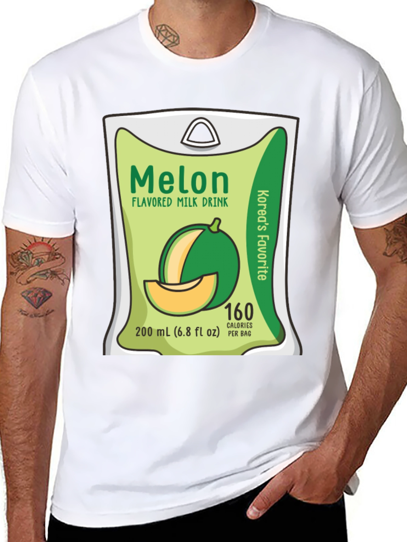 Melon Milk Drink T-Shirt - Koreas Favorite