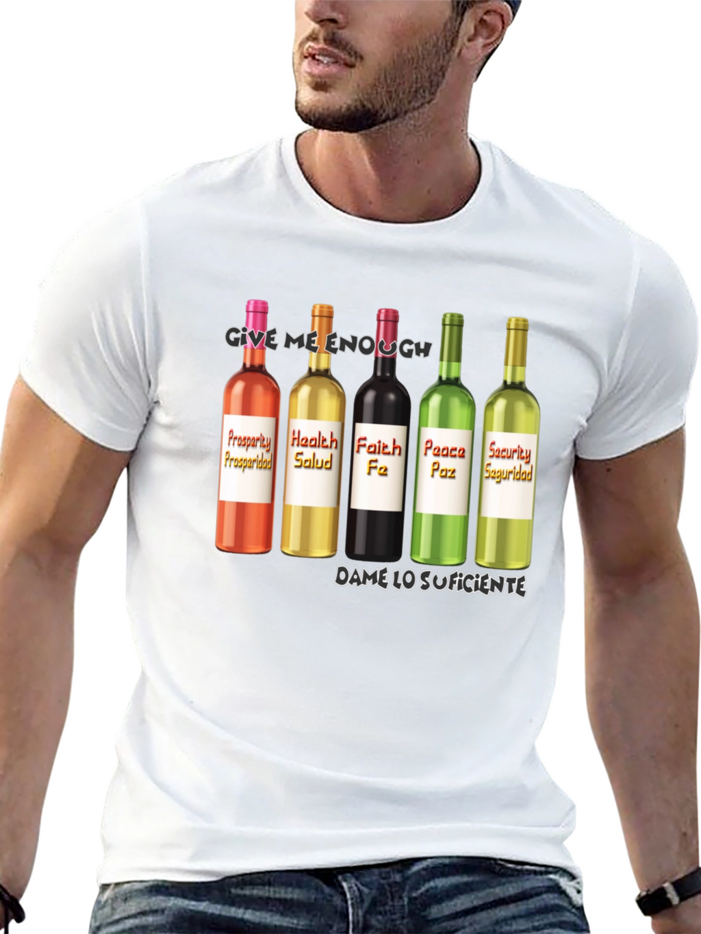 Prosperity Health Faith Peace Security T-Shirt