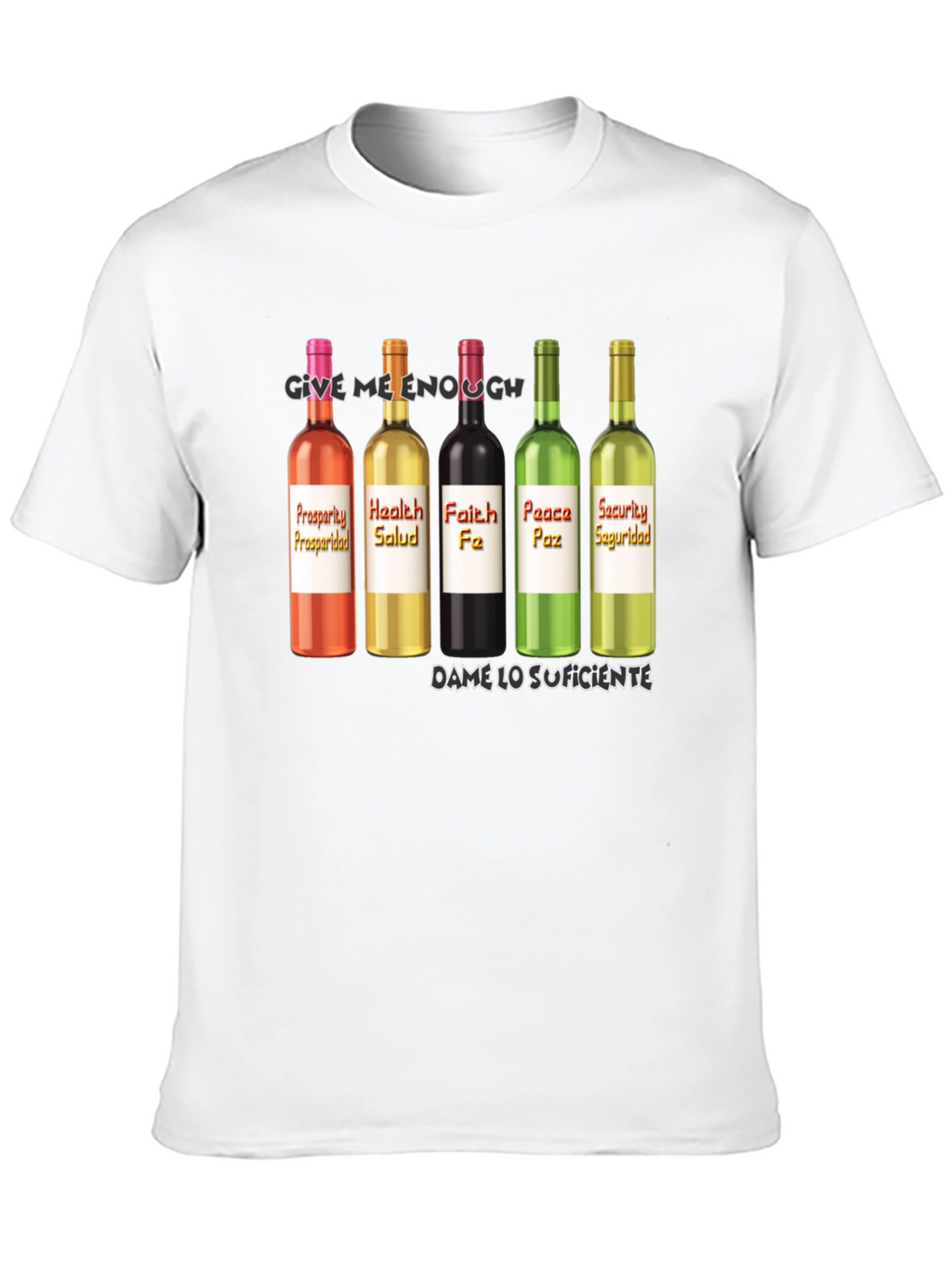 Prosperity Health Faith Peace Security T-Shirt