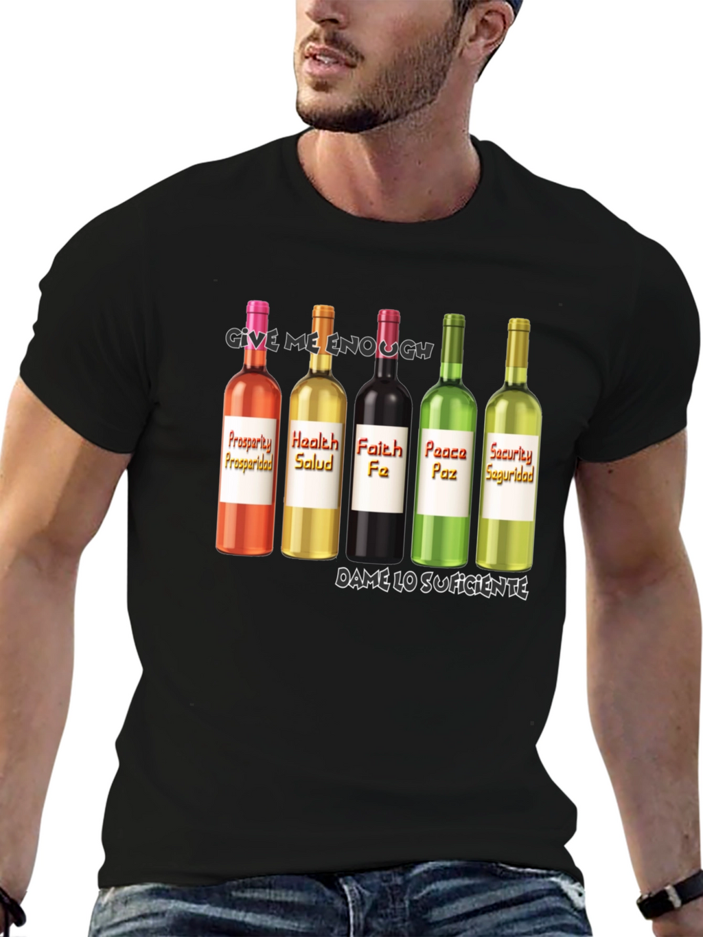 Prosperity Health Faith Peace Security T-Shirt