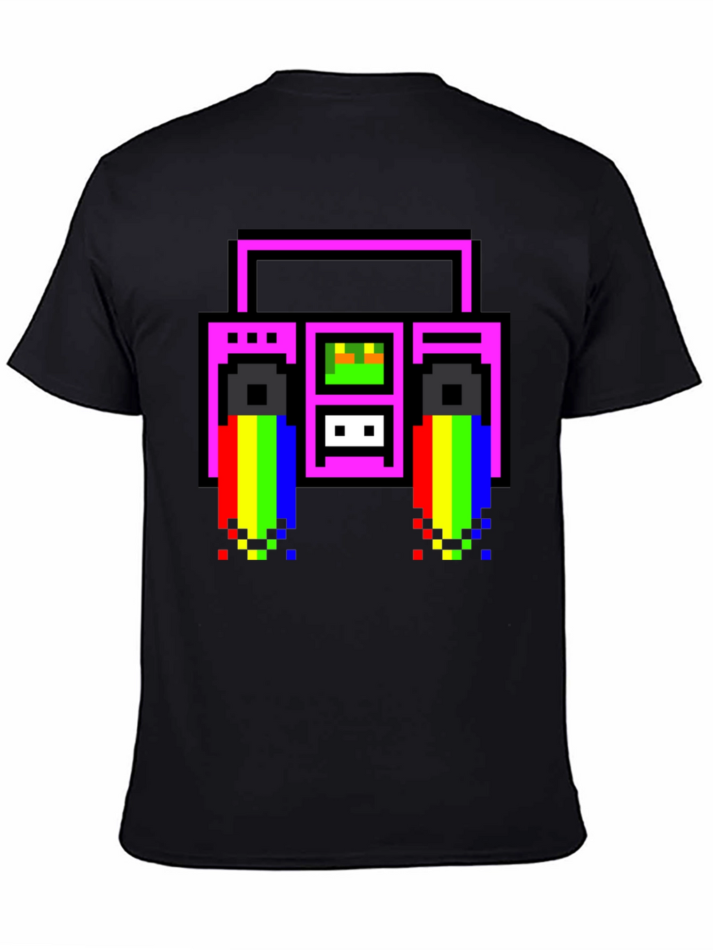 Retro 8-Bit Boombox T-Shirt