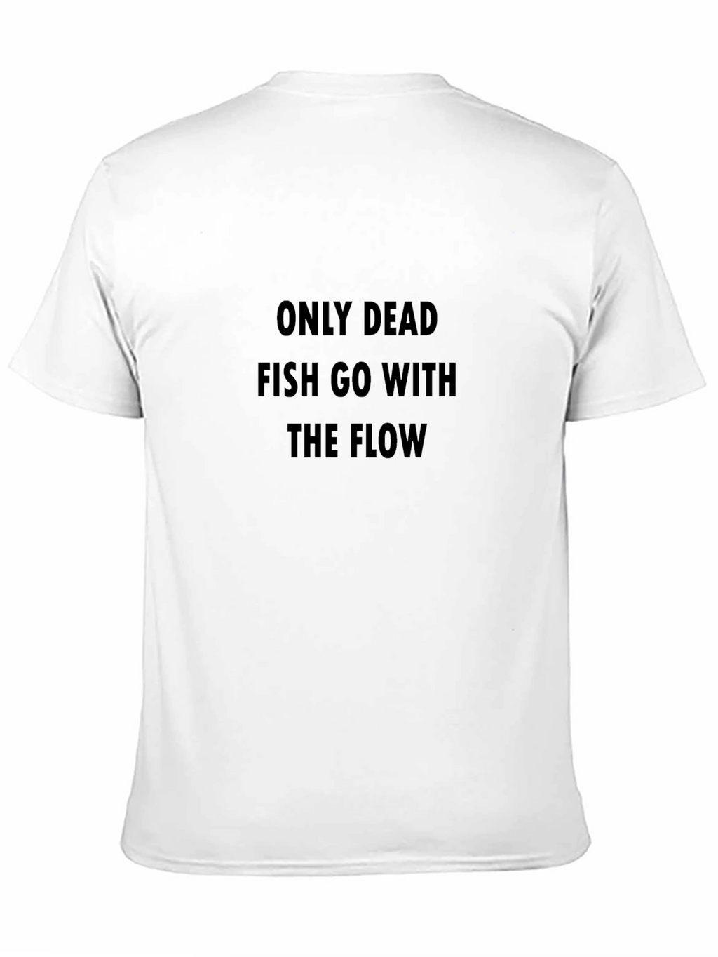 Dead Fish Flow Black Tee