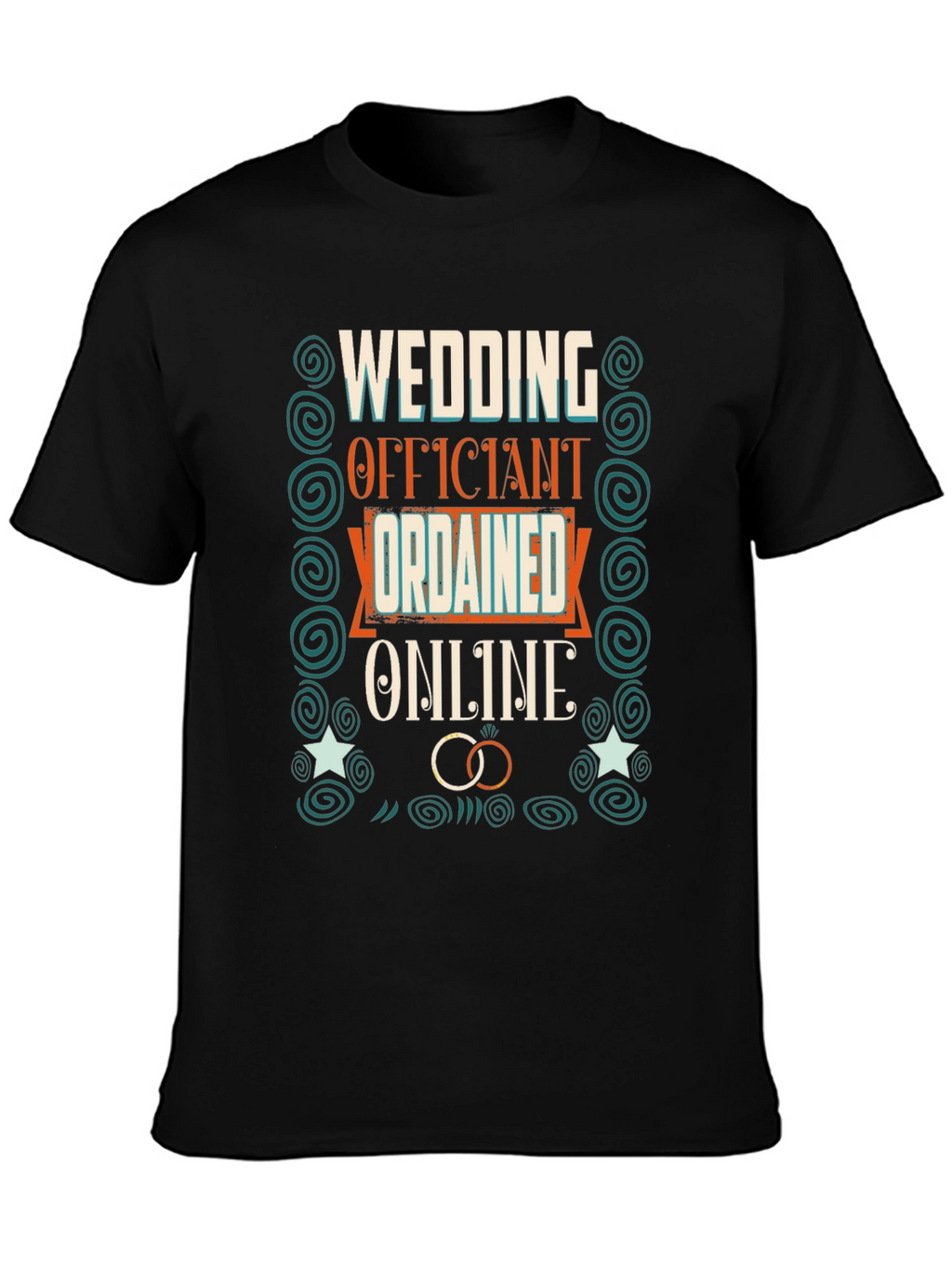 Wedding Officiant Ordained Online T-Shirt