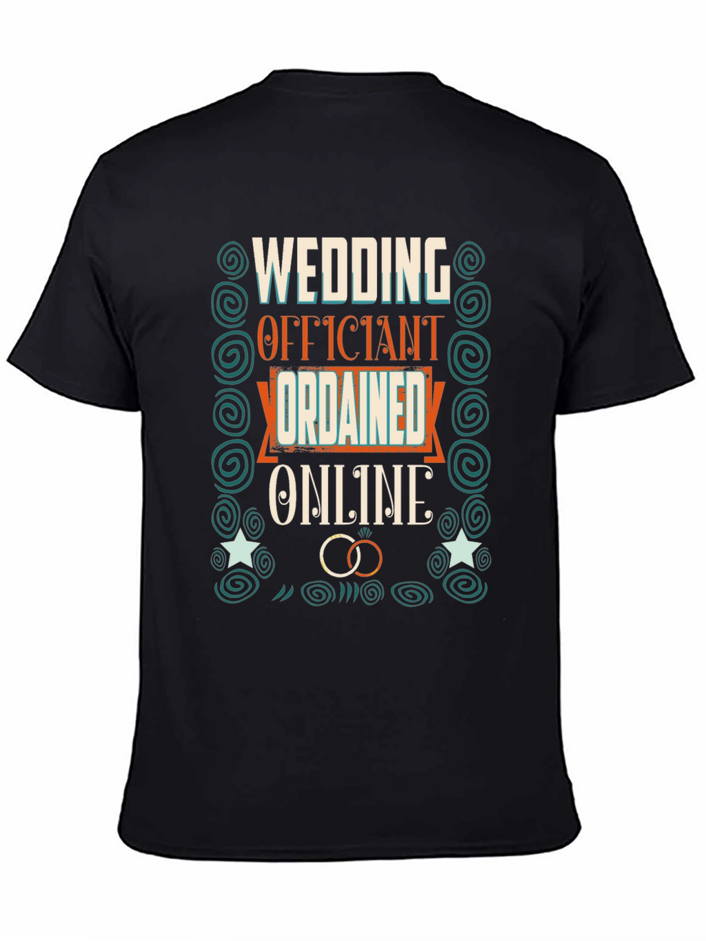 Wedding Officiant Ordained Online T-Shirt