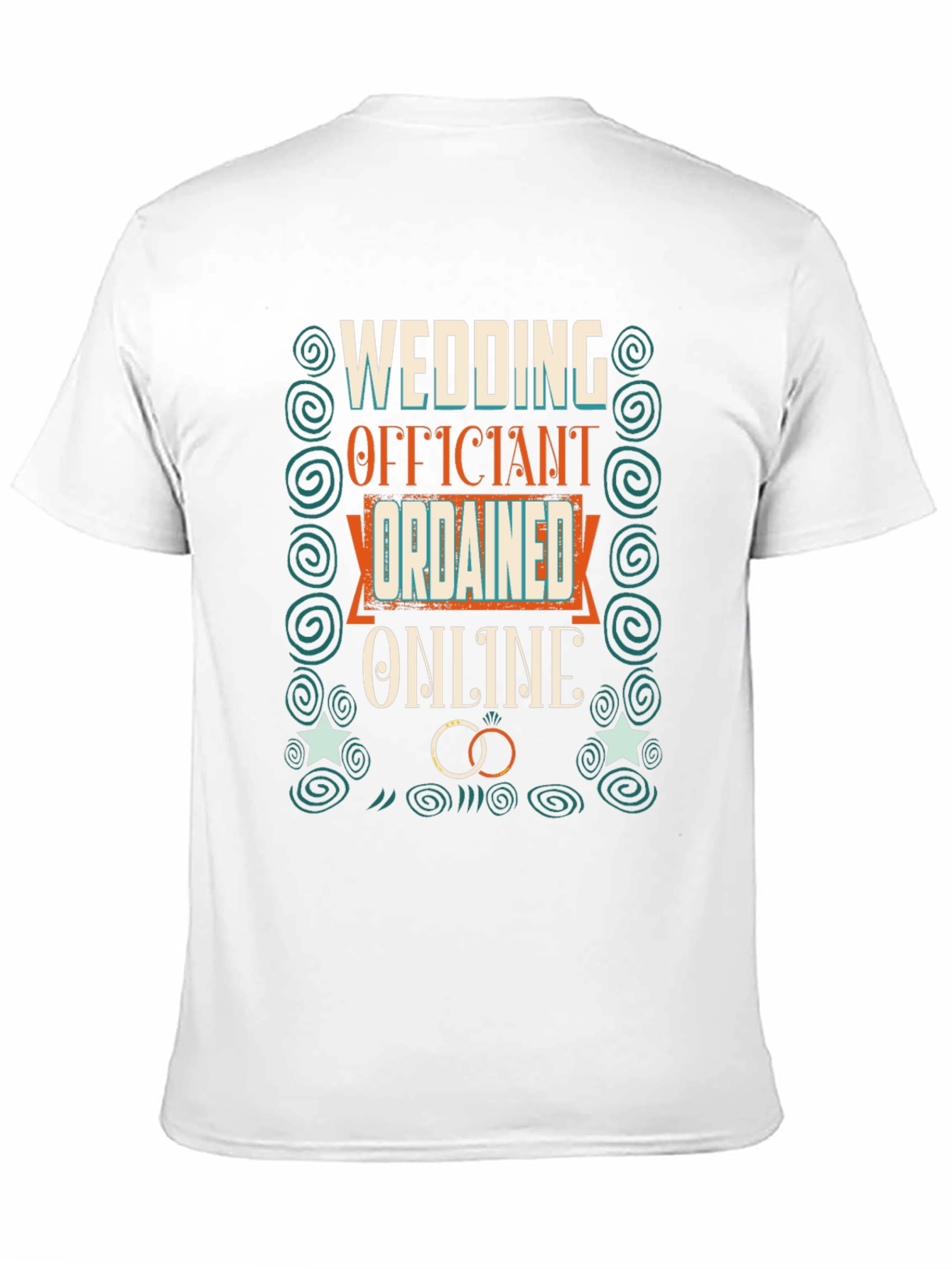 Wedding Officiant Ordained Online T-Shirt
