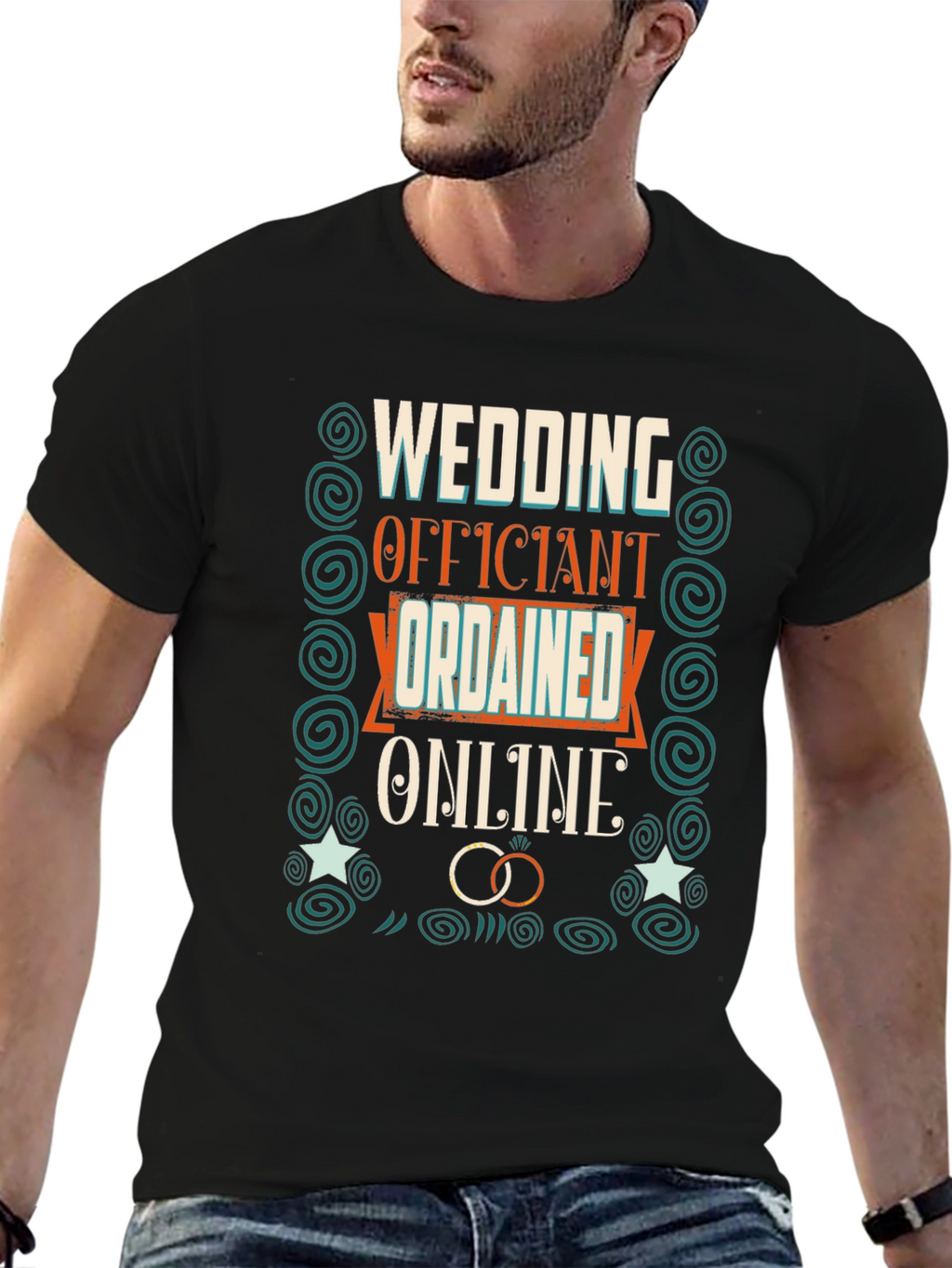 Wedding Officiant Ordained Online T-Shirt