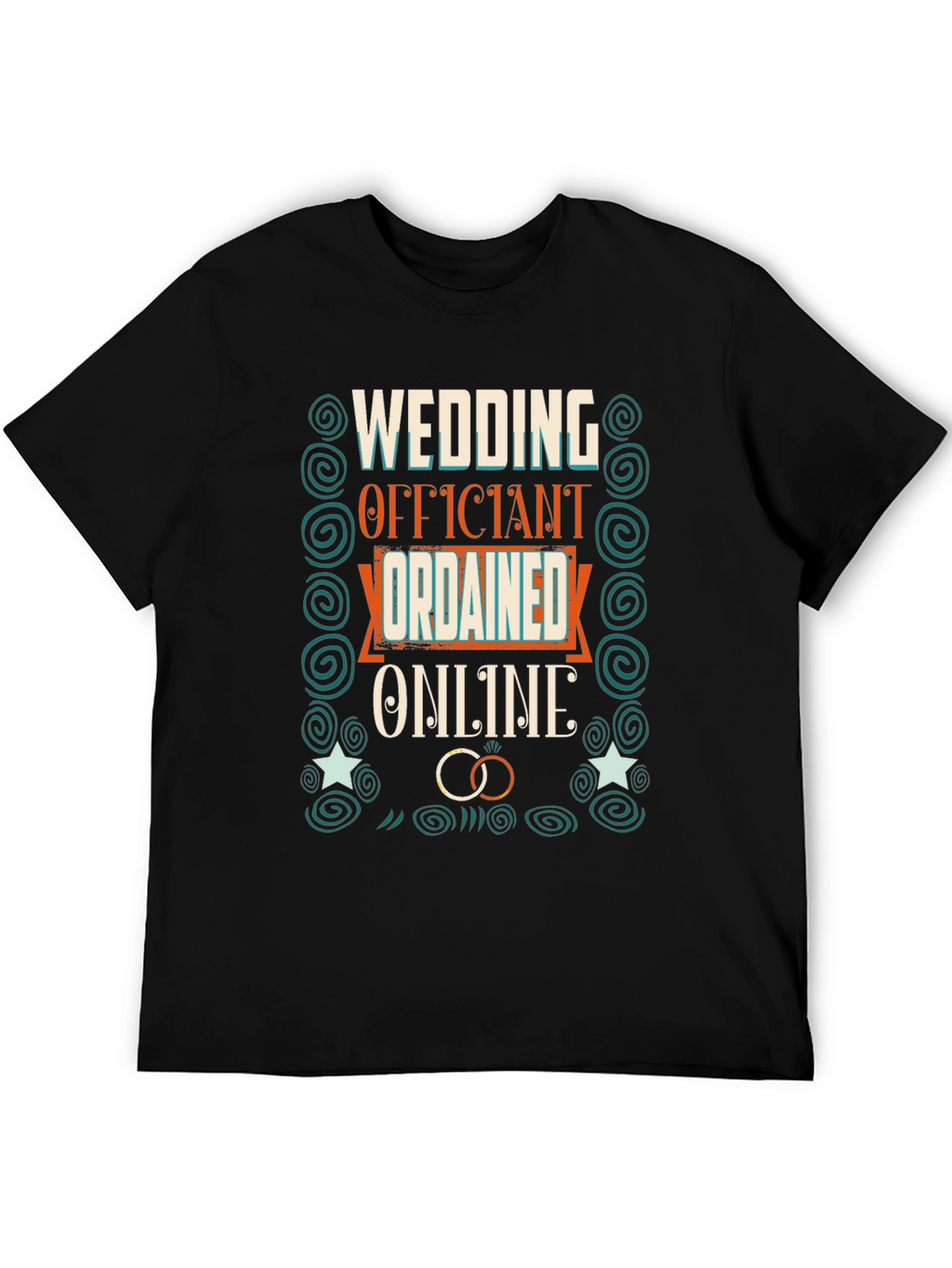 Wedding Officiant Ordained Online T-Shirt