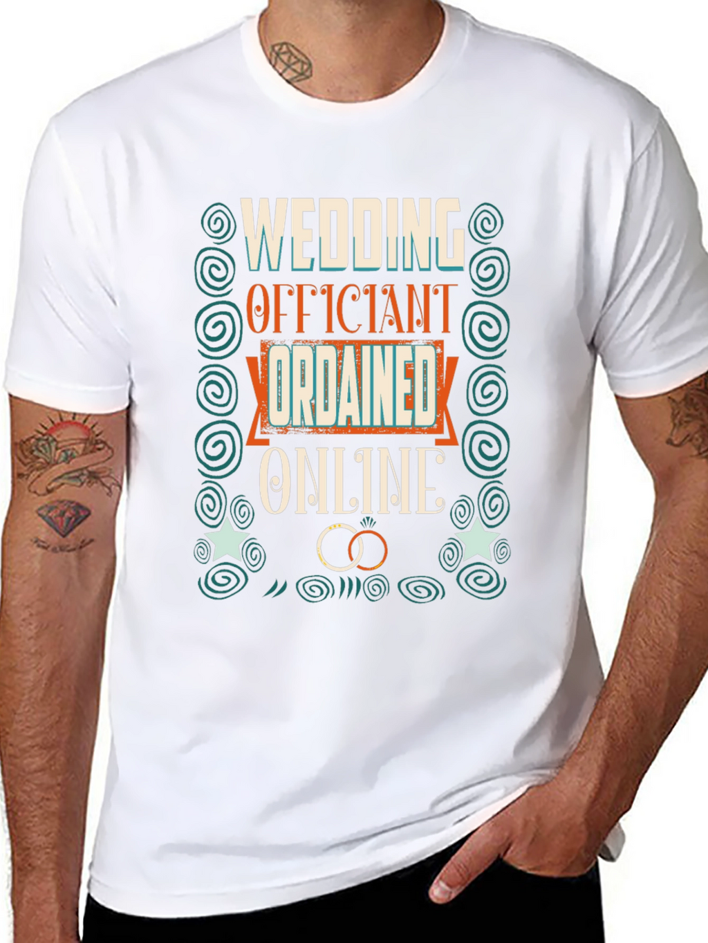 Wedding Officiant Ordained Online T-Shirt