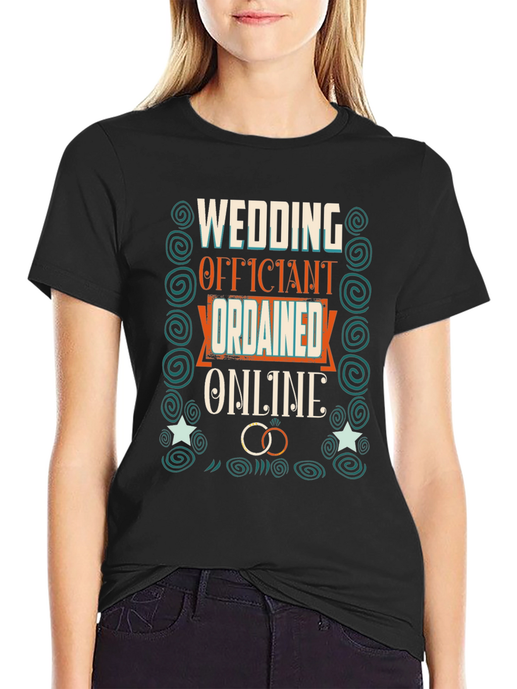 Wedding Officiant Ordained Online T-Shirt